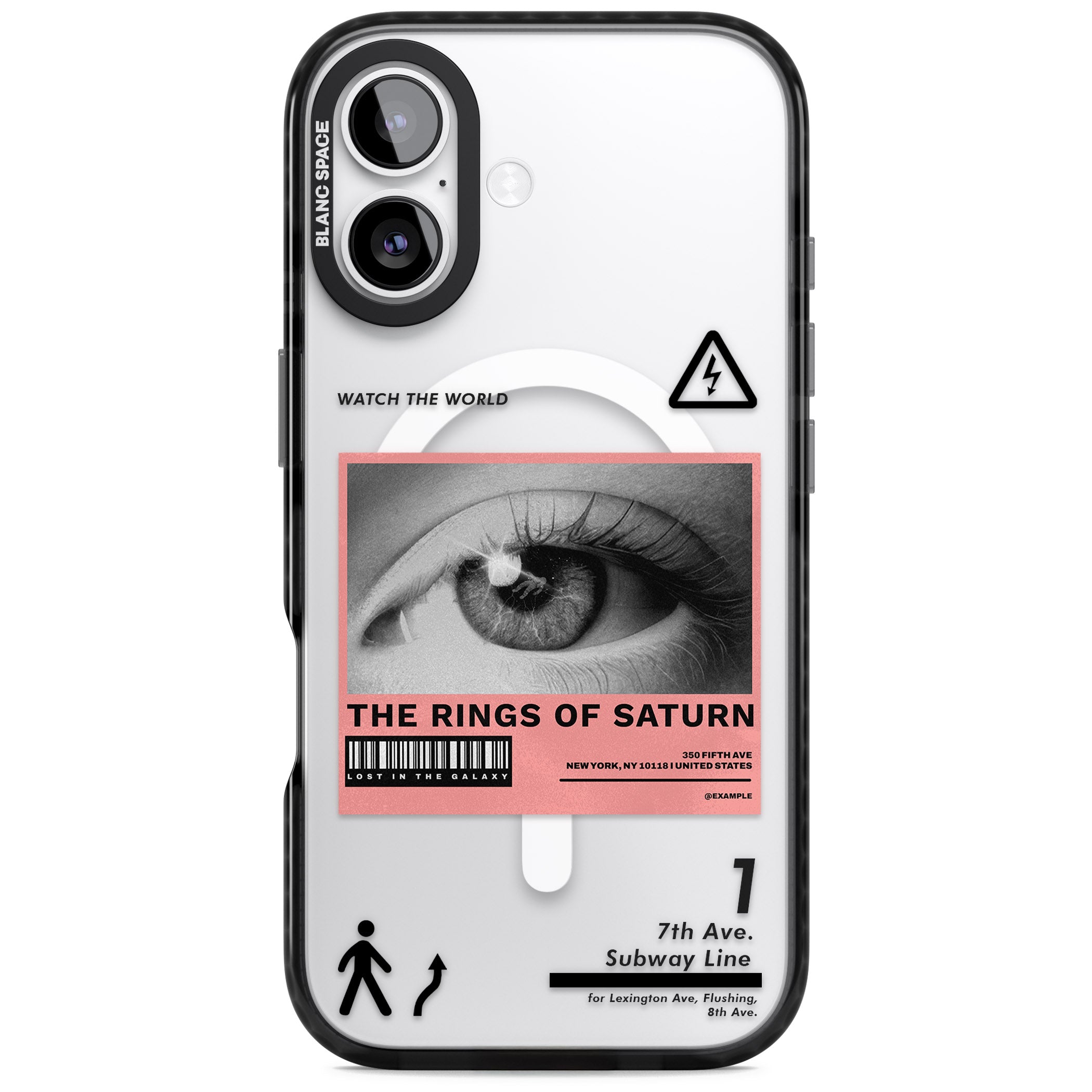 Watch The World iPhone 17 Impact Pro Black Phone Case