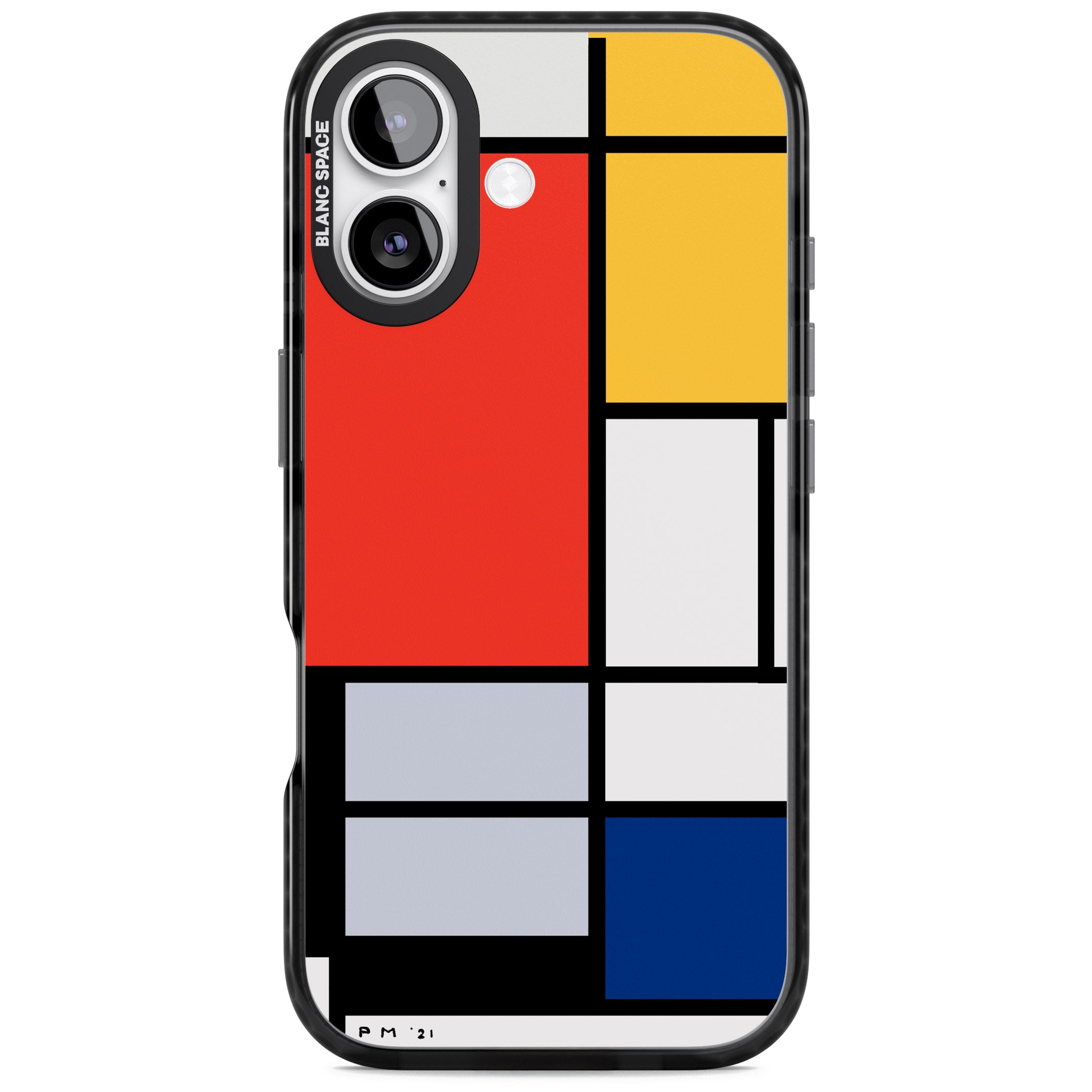 Piet Mondrian'S Composition iPhone 17 Impact Pro Black Phone Case