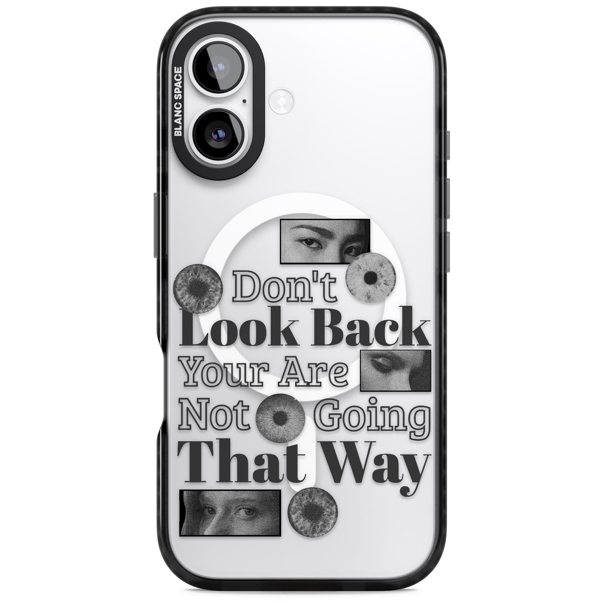 Dont Look Back iPhone 17 Impact Pro Black Phone Case