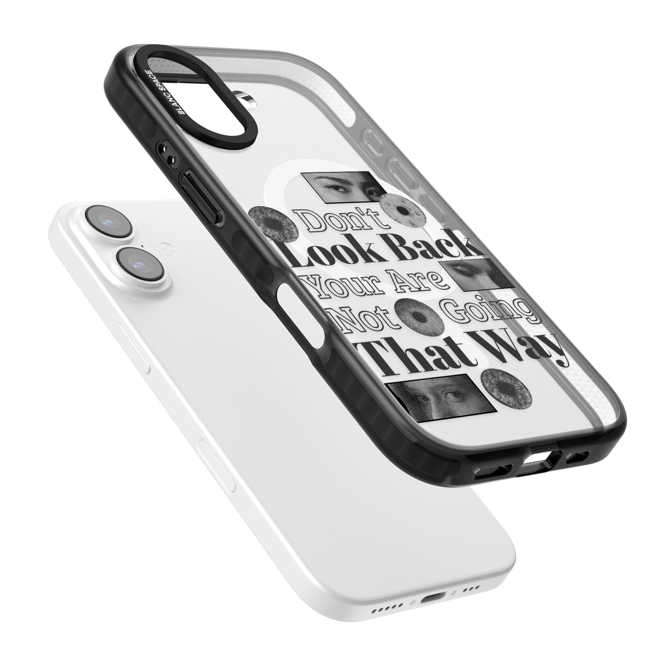 Dont Look Back iPhone 17 Impact Pro Black Phone Case Colours