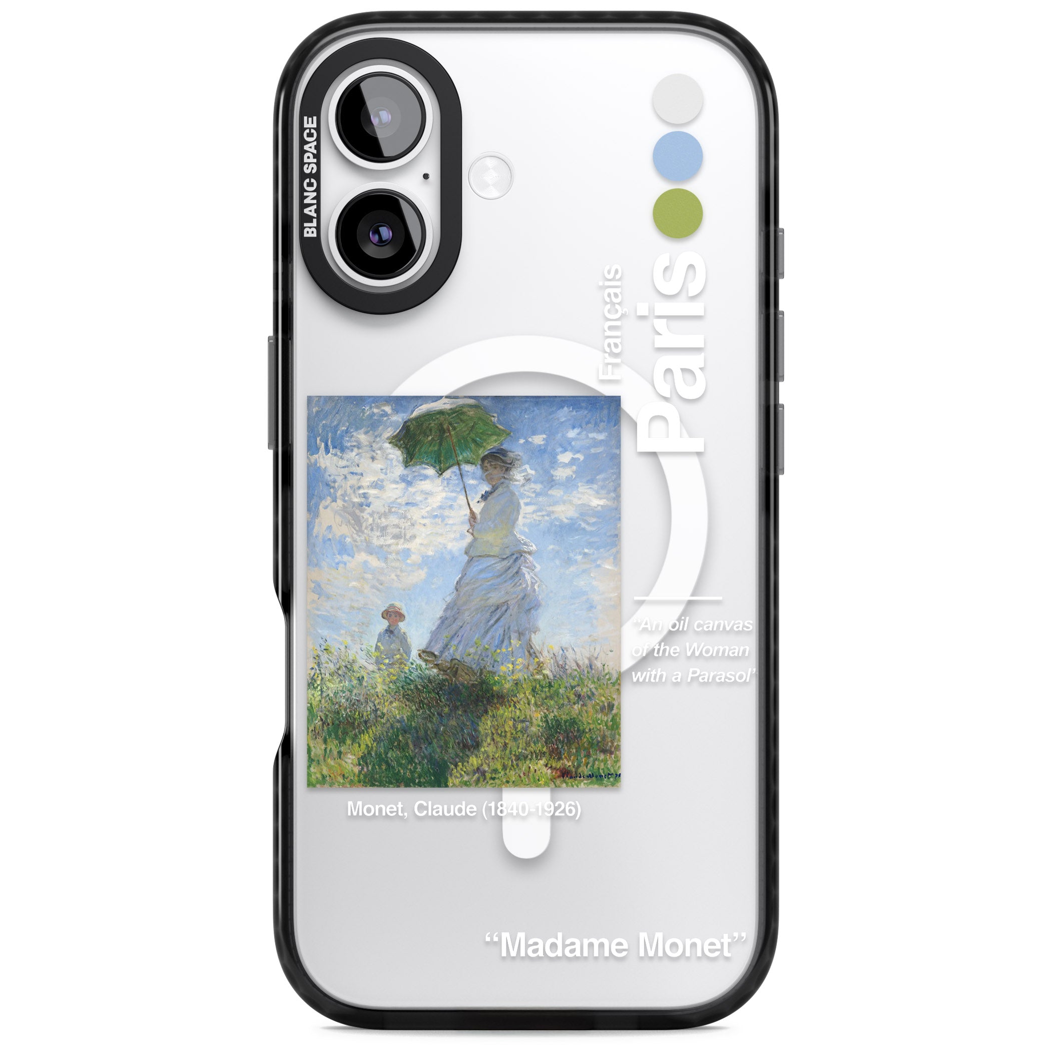 Madame Monet And Her Son iPhone 17 Impact Pro Black Phone Case