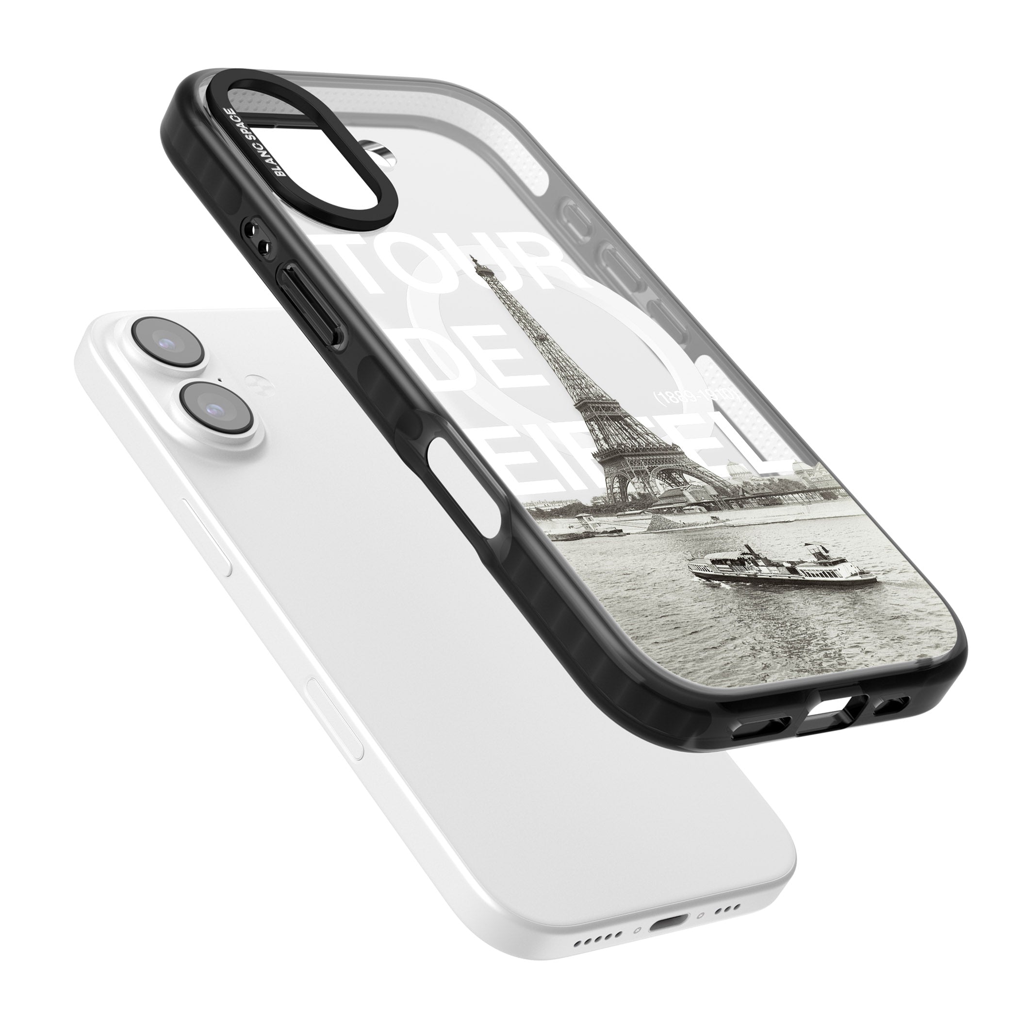 Tour De Eiffel iPhone 17 Impact Pro Black Phone Case Colours