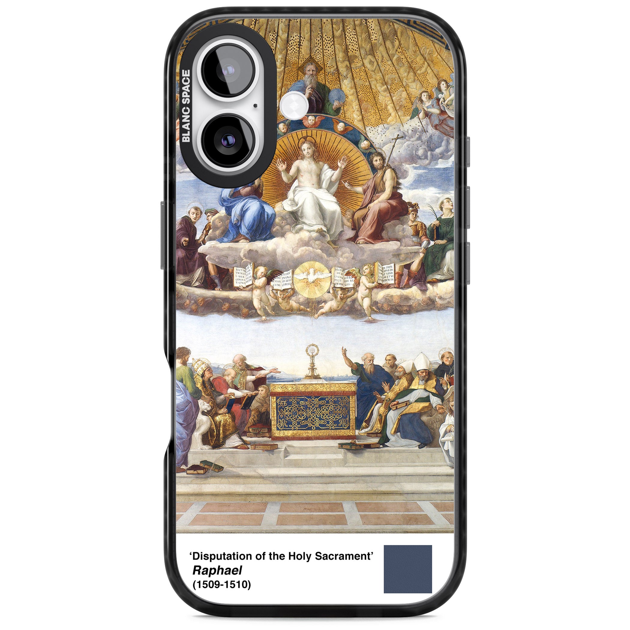 Disputation Of The Holy Sacrament iPhone 17 Impact Pro Black Phone Case