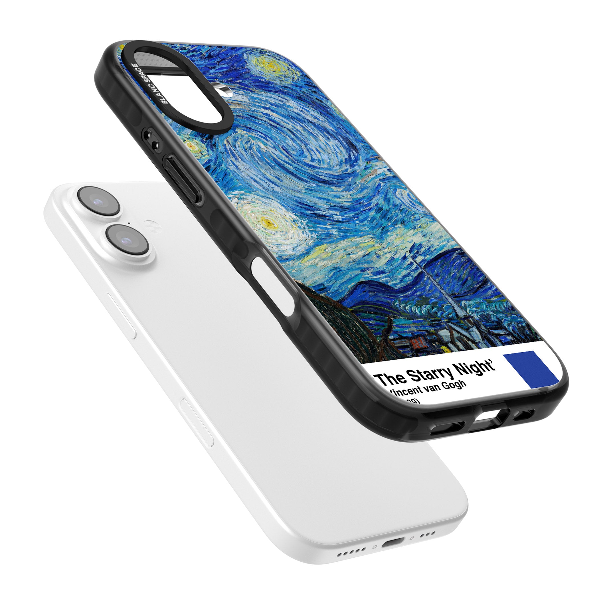 The Starry Night iPhone 17 Impact Pro Black Phone Case Colours