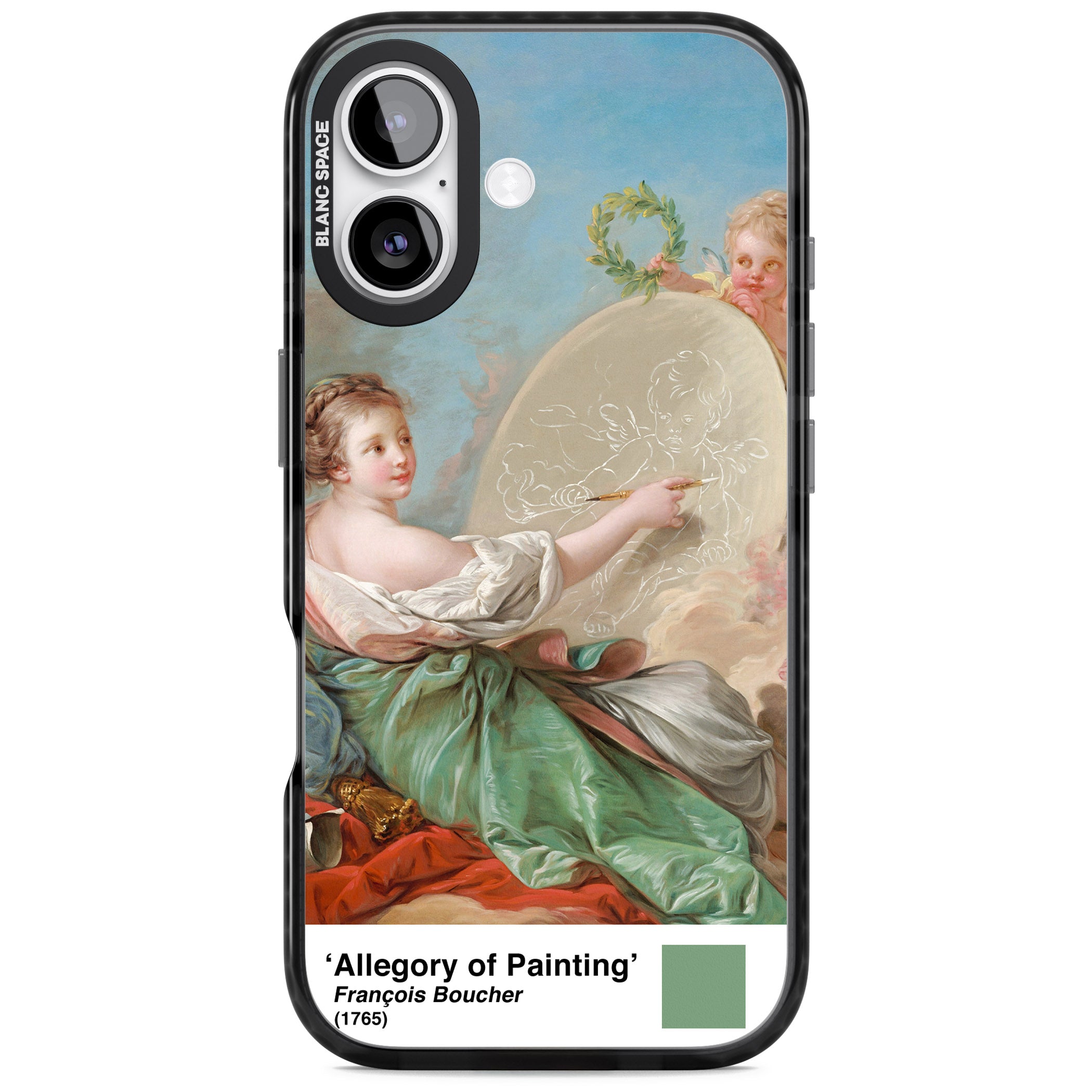 Allegory Of Painting iPhone 17 Impact Pro Black Phone Case