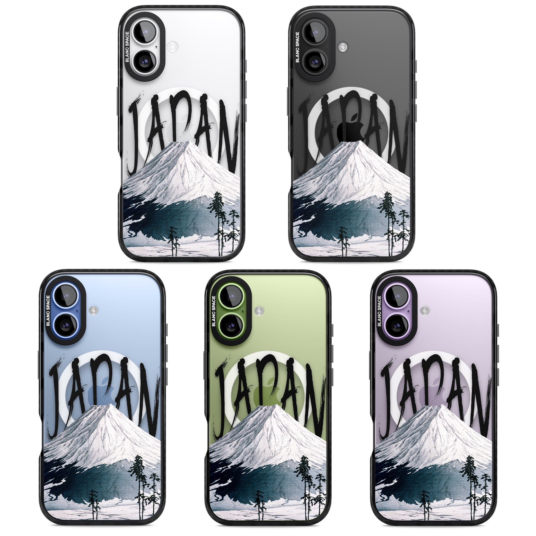Mount Fuji Cutout iPhone 17 Impact Pro Black Phone Case APT Impact Protection