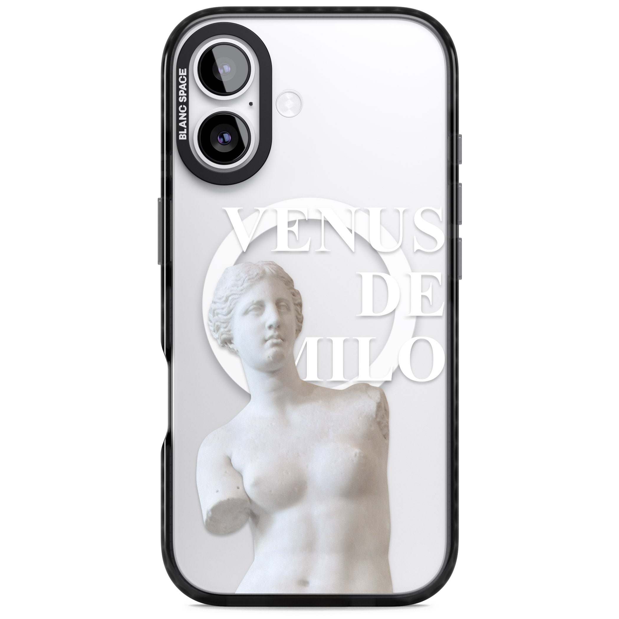 Venus De Milo Cutout iPhone 17 Impact Pro Black Phone Case
