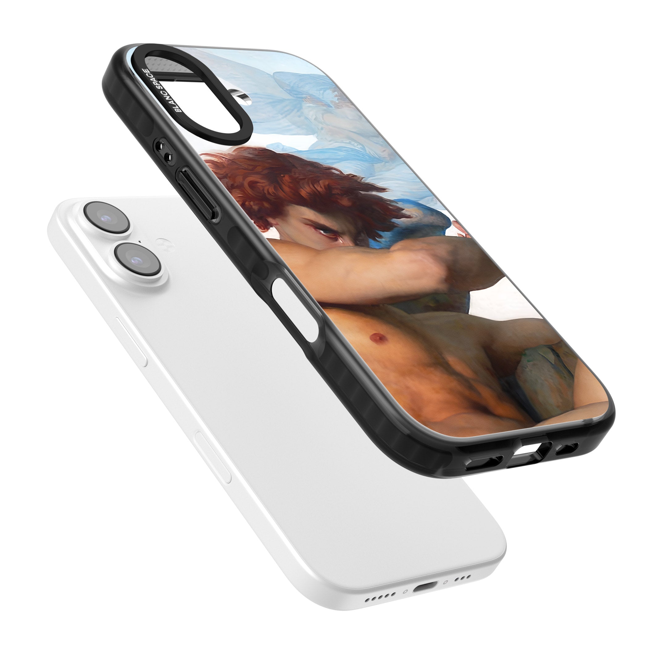 The Fallen Angel iPhone 17 Impact Pro Black Phone Case Colours