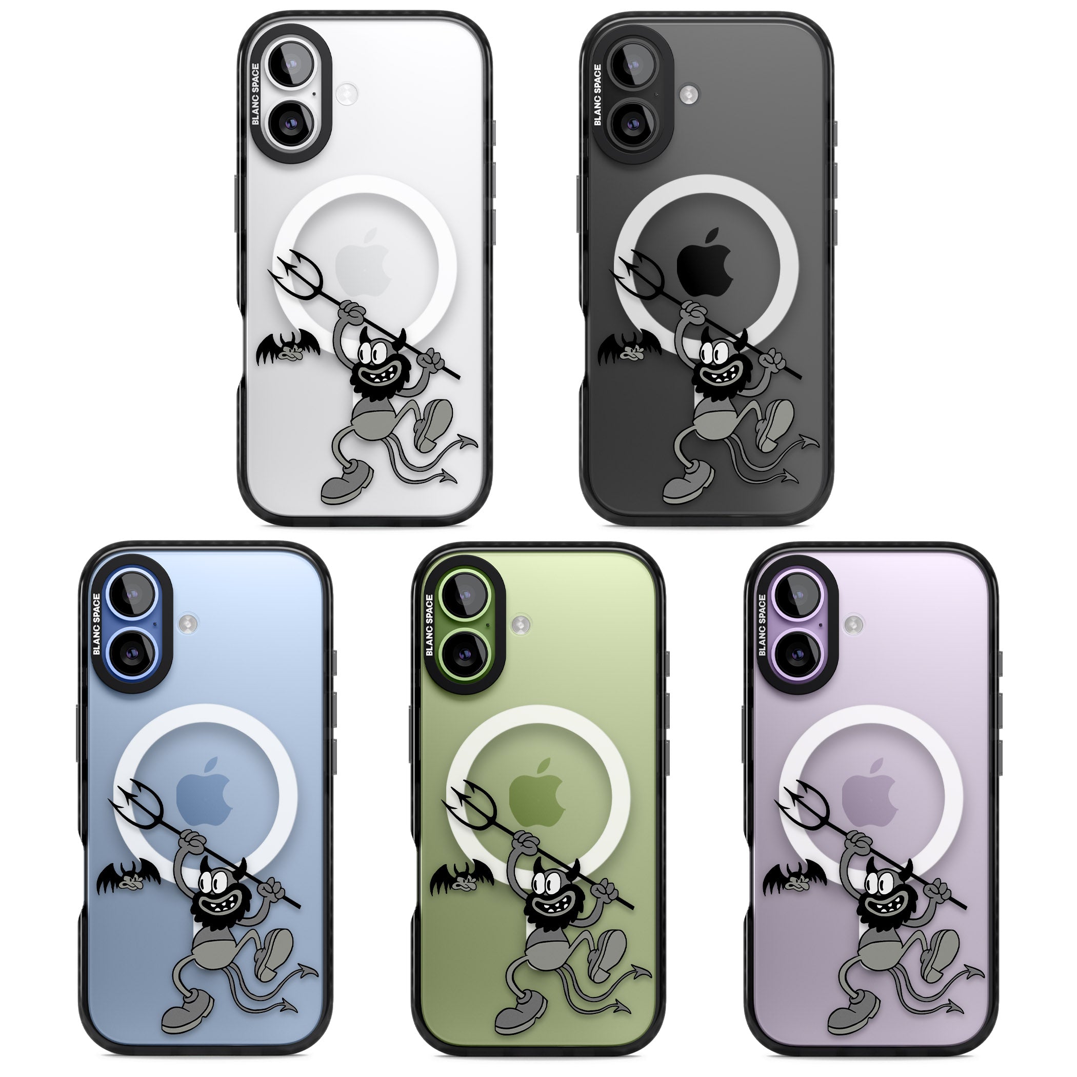 Dancing Devil iPhone 17 Impact Pro Black Phone Case APT Impact Protection