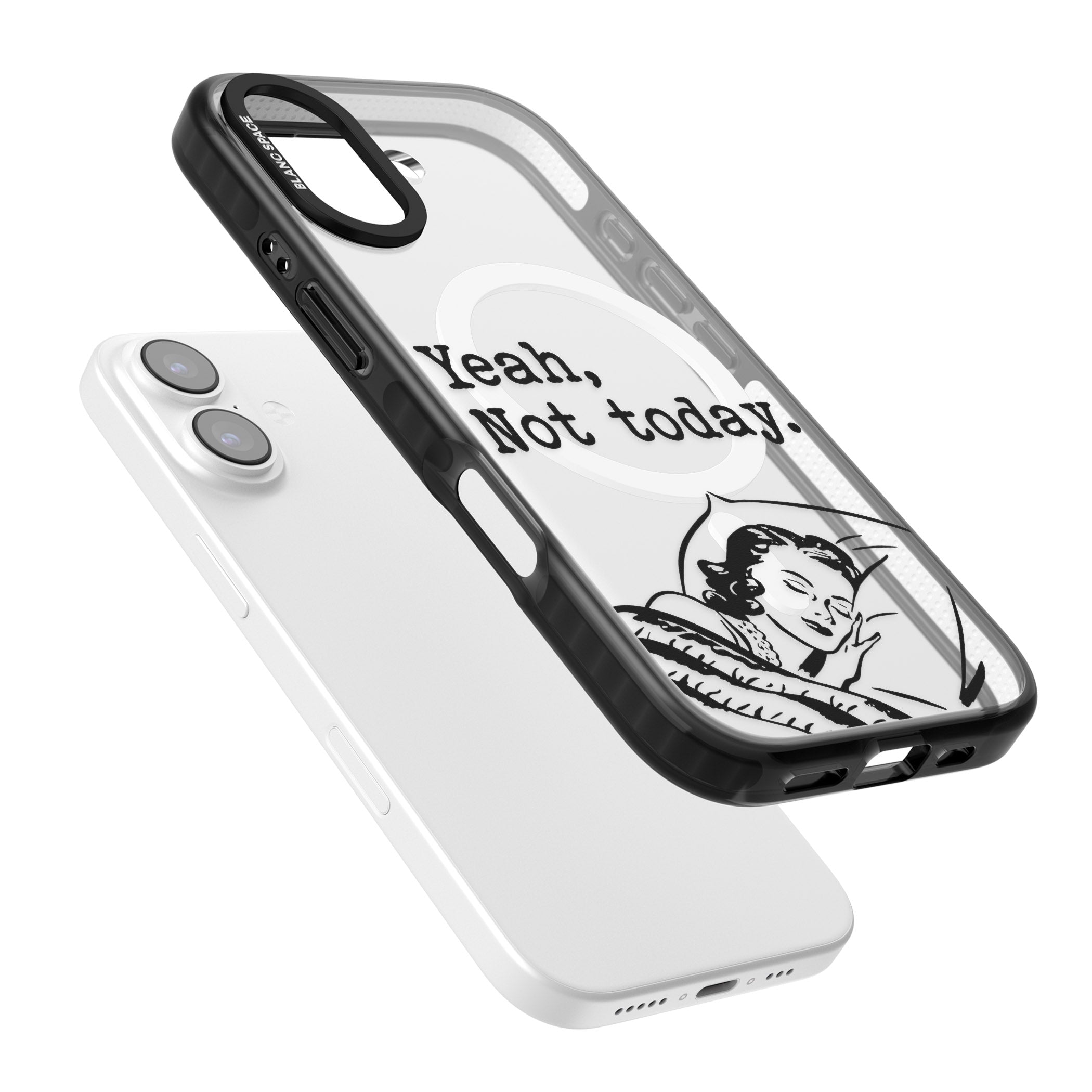 Yeah, Not Today iPhone 17 Impact Pro Black Phone Case Colours