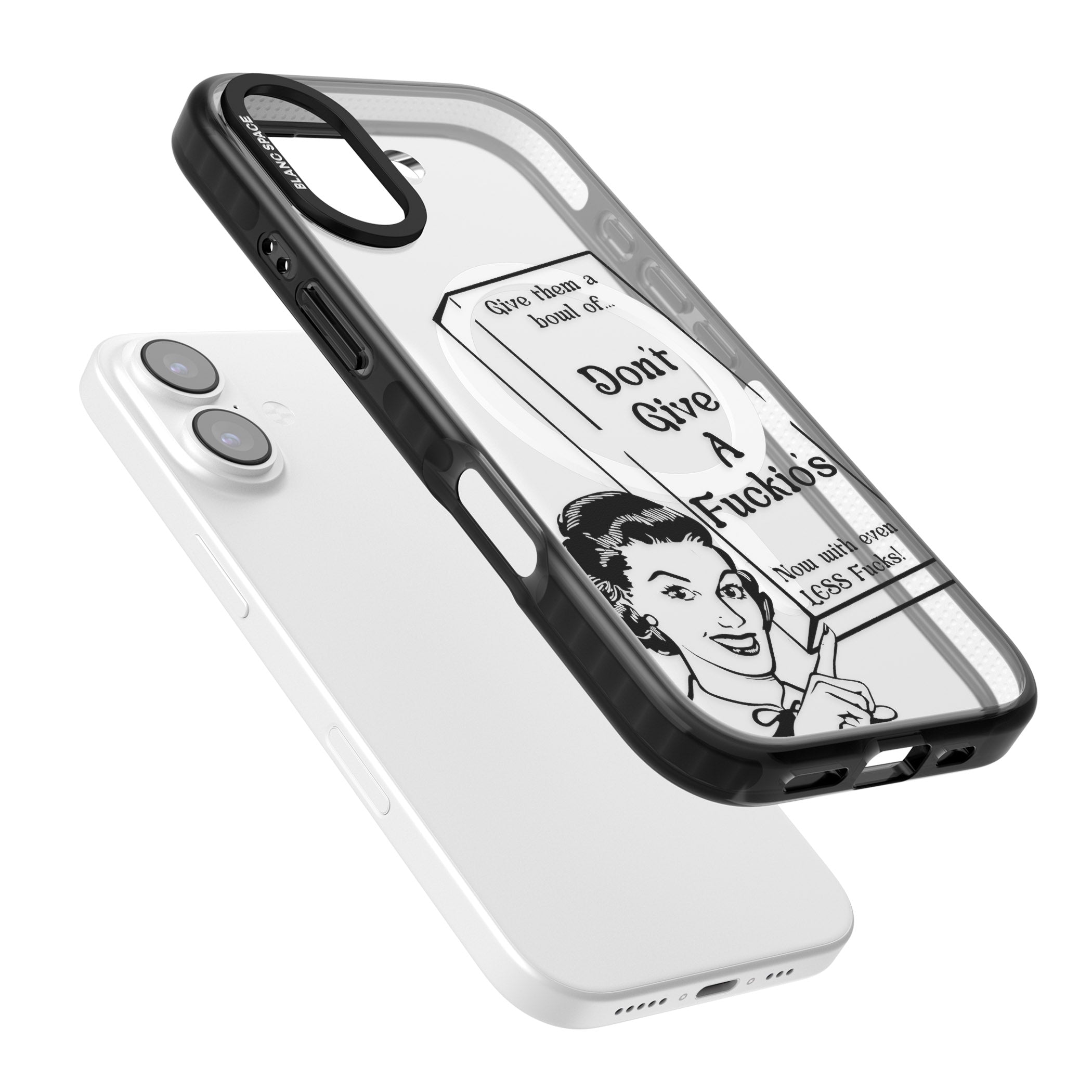 Dont Give A F Ckios Cereal iPhone 17 Impact Pro Black Phone Case Colours