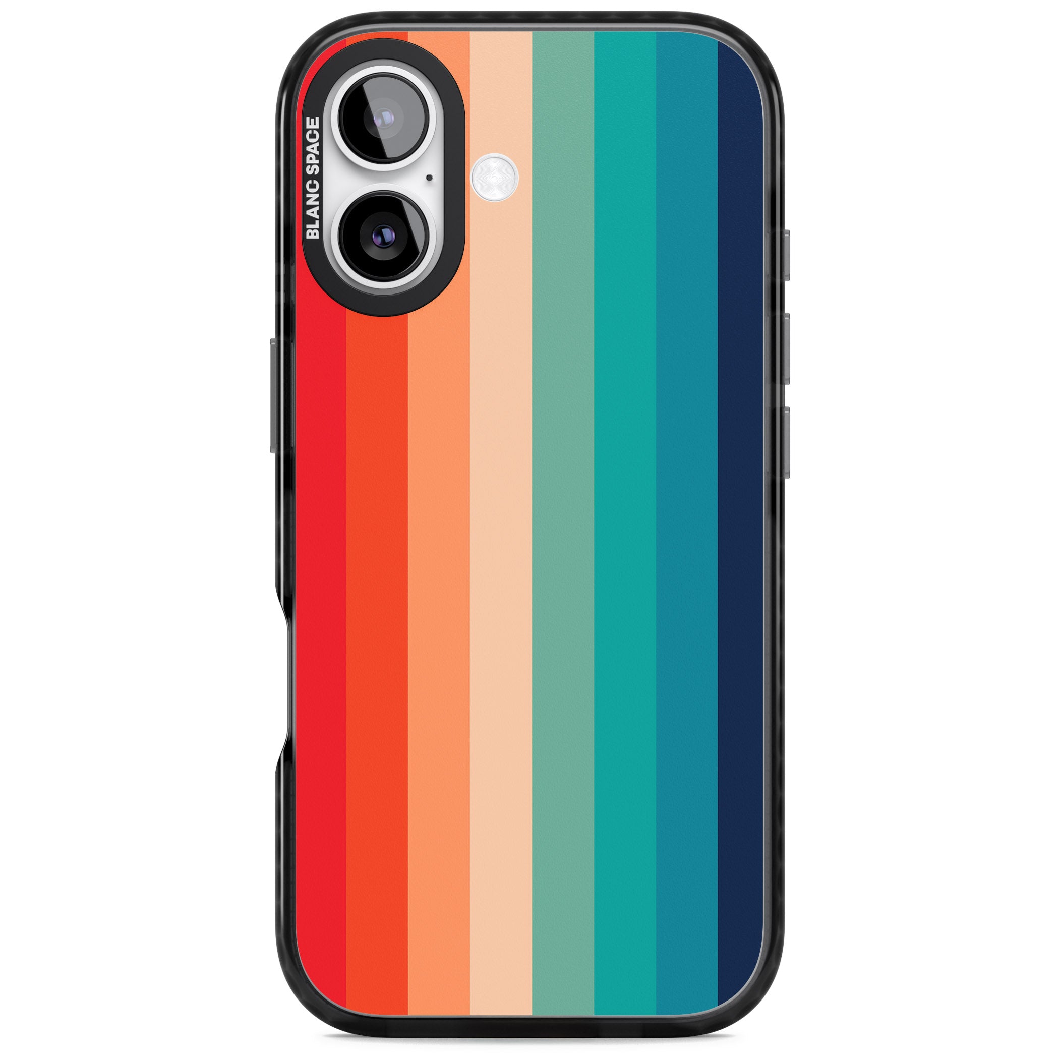 Retro 70'S Colour Palette iPhone 17 Impact Pro Black Phone Case