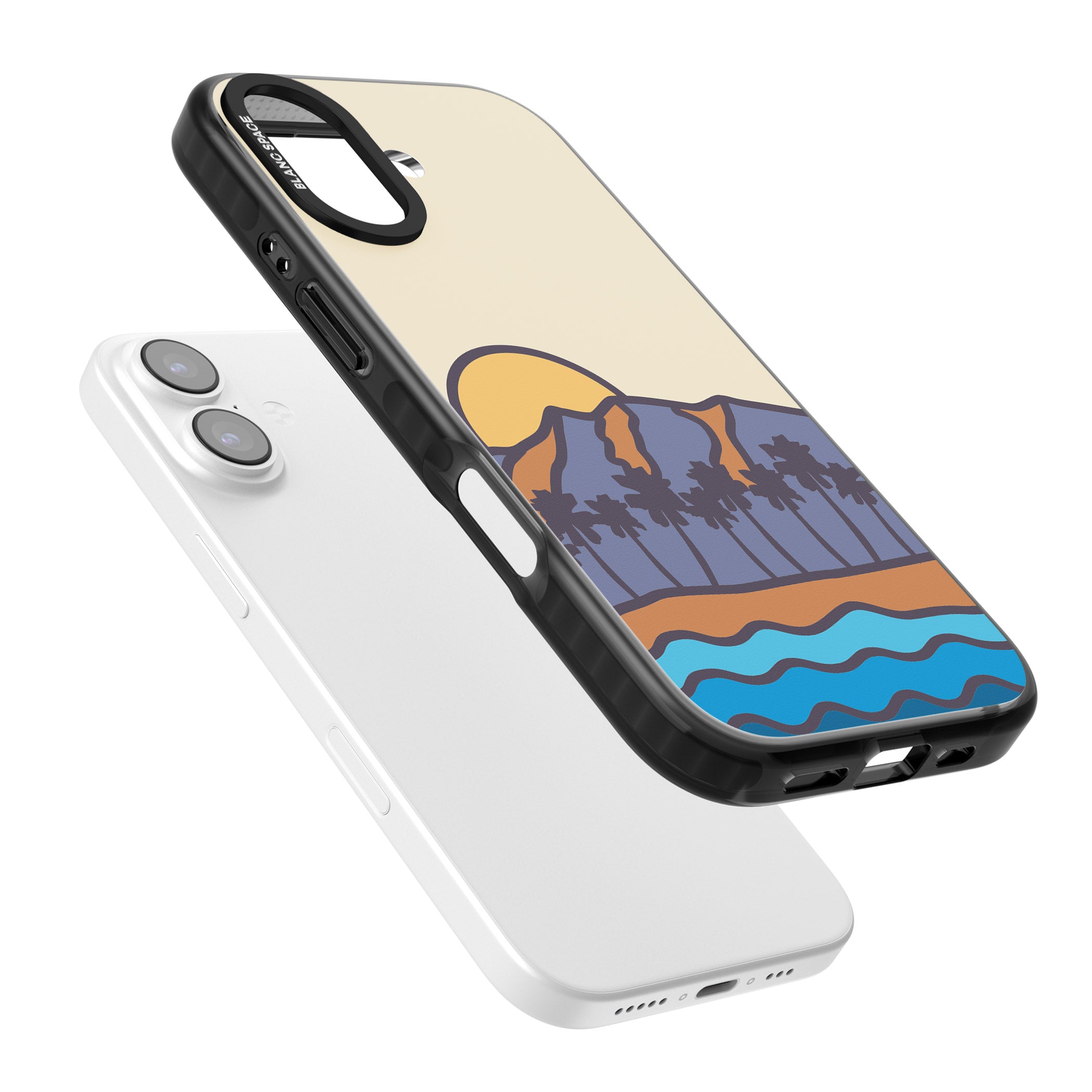 South Sunset iPhone 17 Impact Pro Black Phone Case Colours