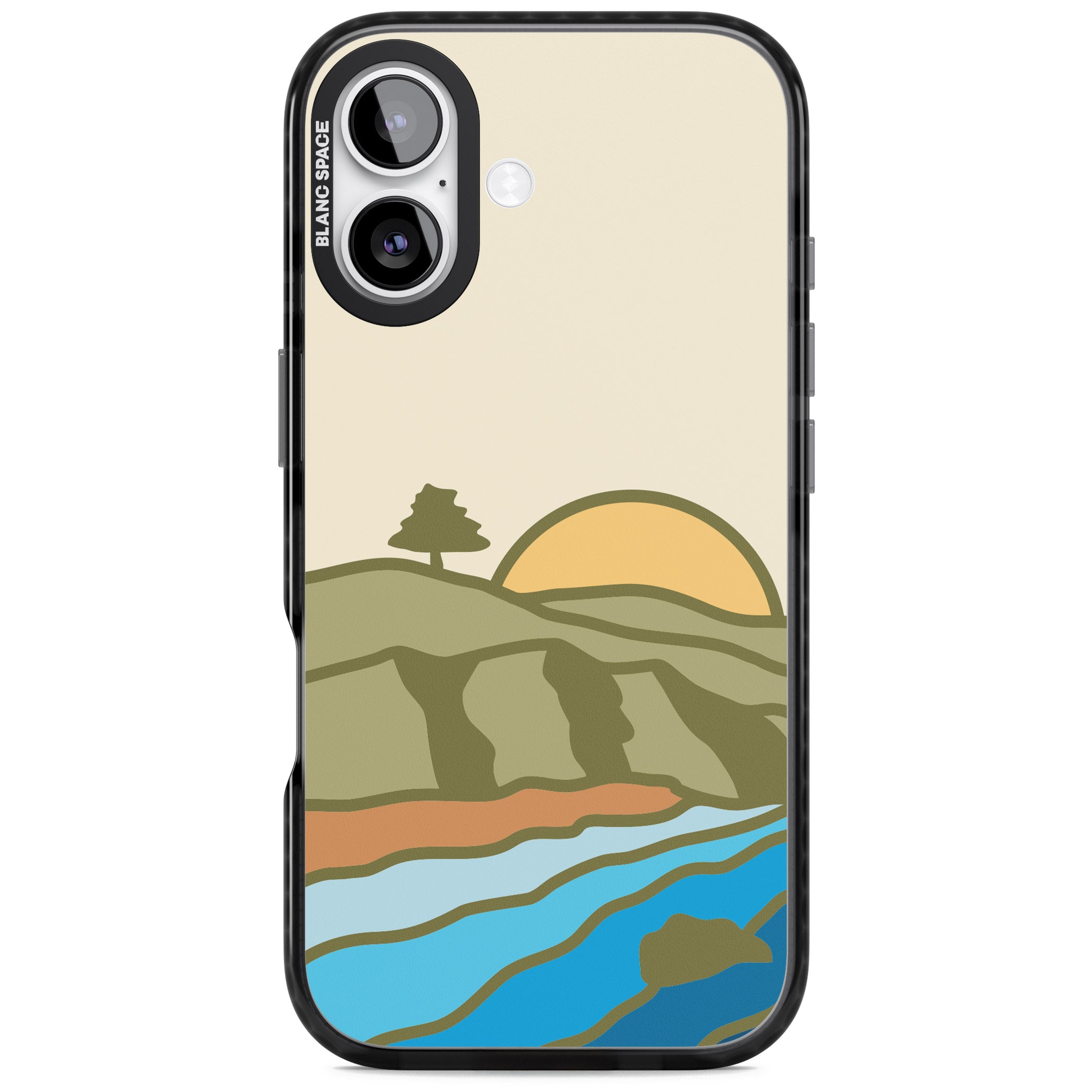 North Sunset iPhone 17 Impact Pro Black Phone Case