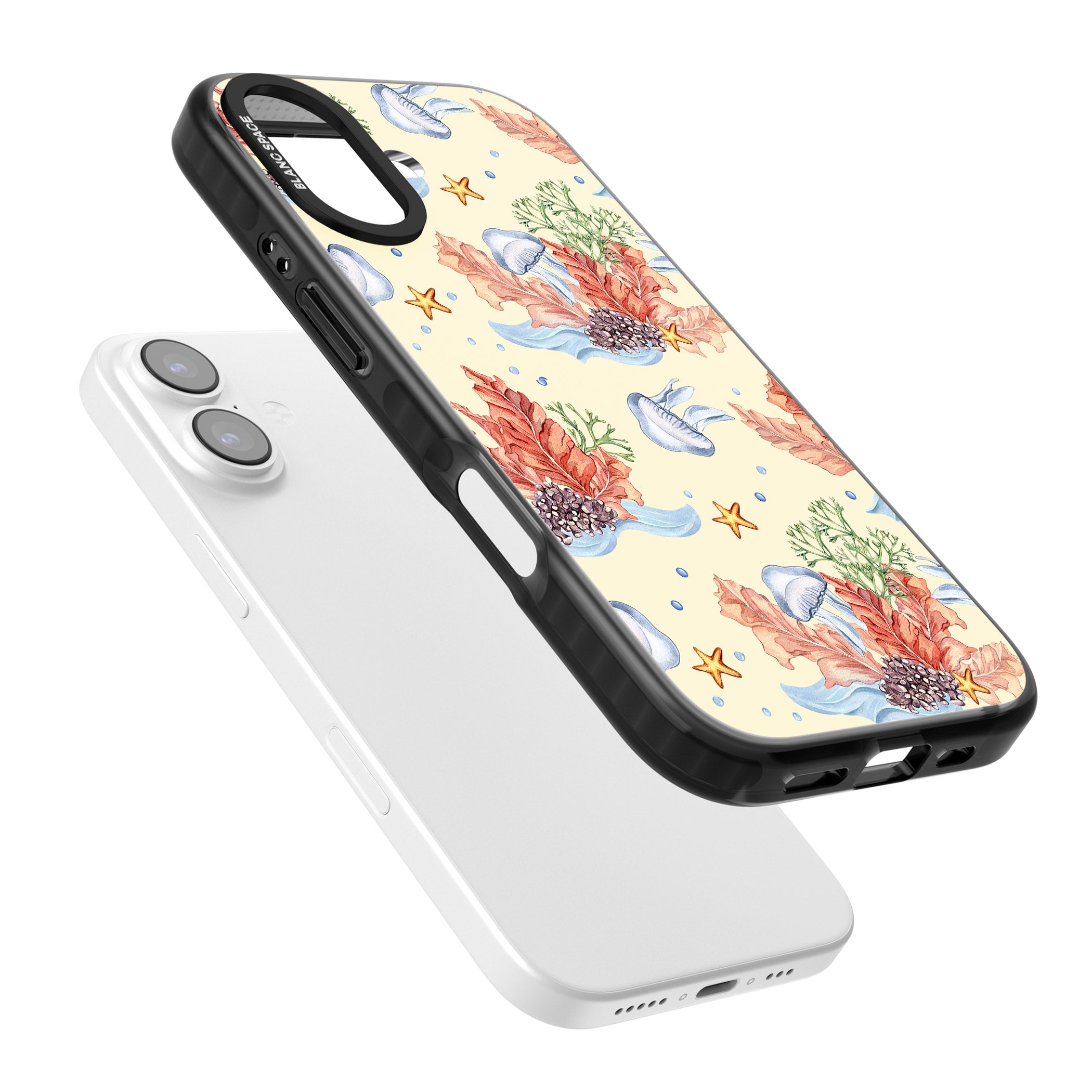 Coral Reef iPhone 17 Impact Pro Black Phone Case Colours
