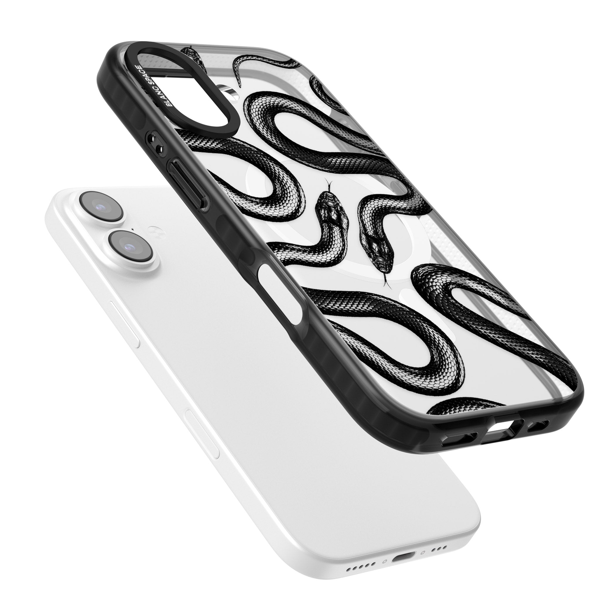 Black Kingsnake iPhone 17 Impact Pro Black Phone Case Colours