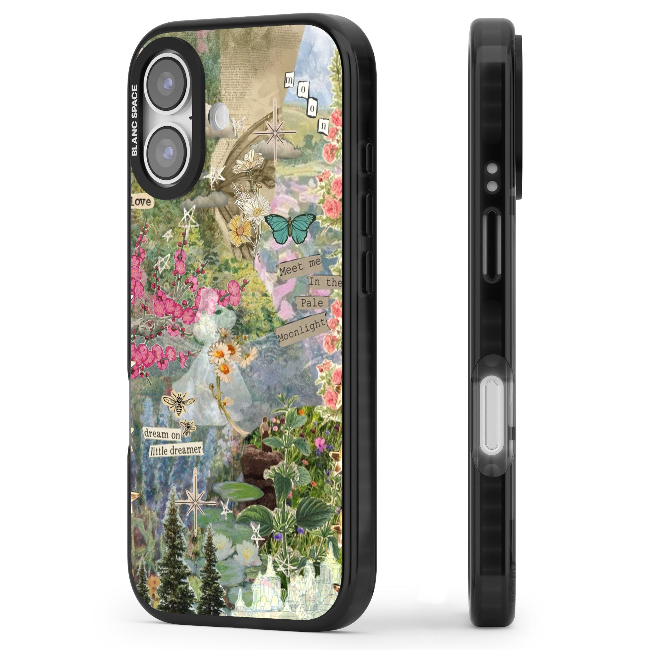 Spring Day iPhone 17 Impact Pro Black Phone Case Side Profile