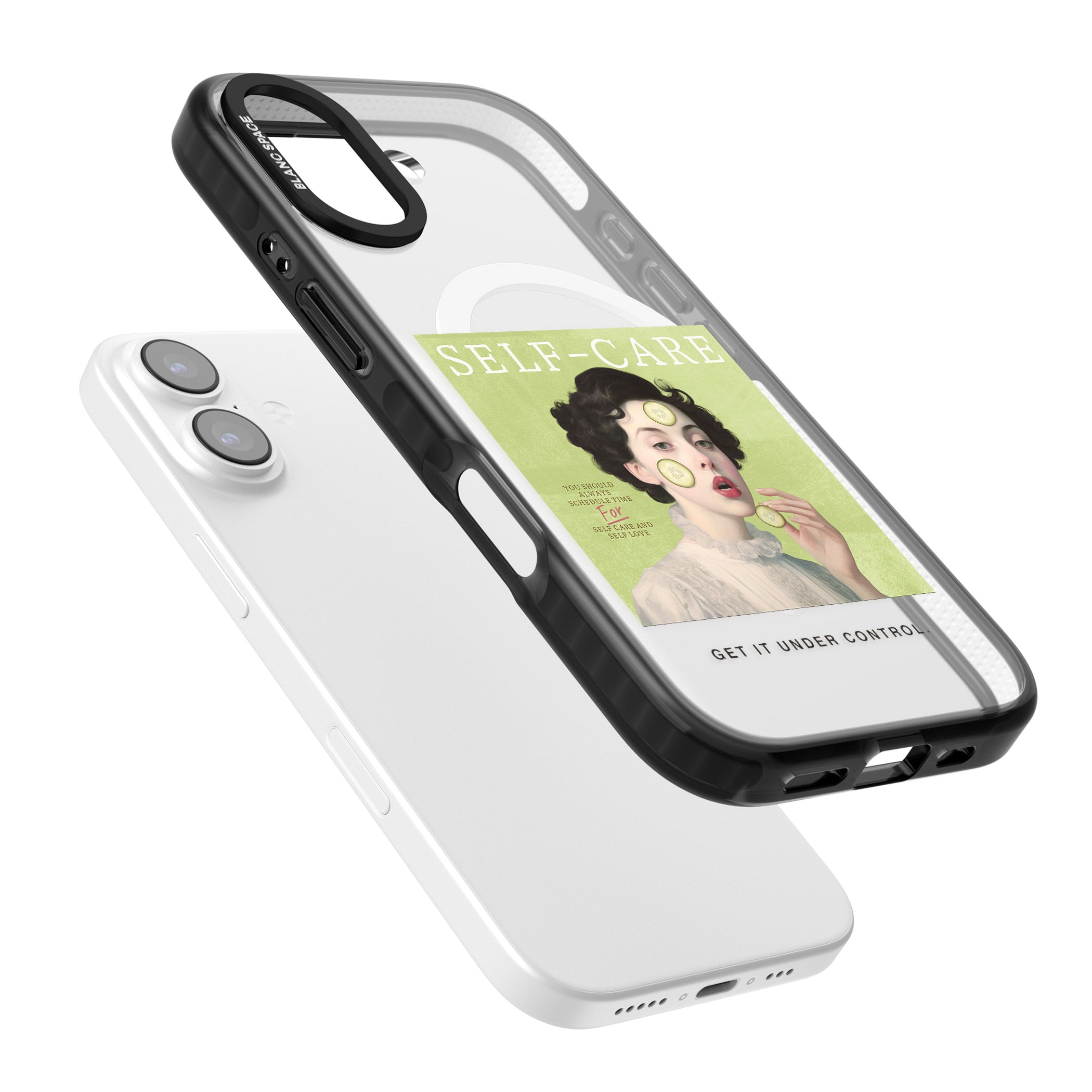 Self Care iPhone 17 Impact Pro Black Phone Case Colours