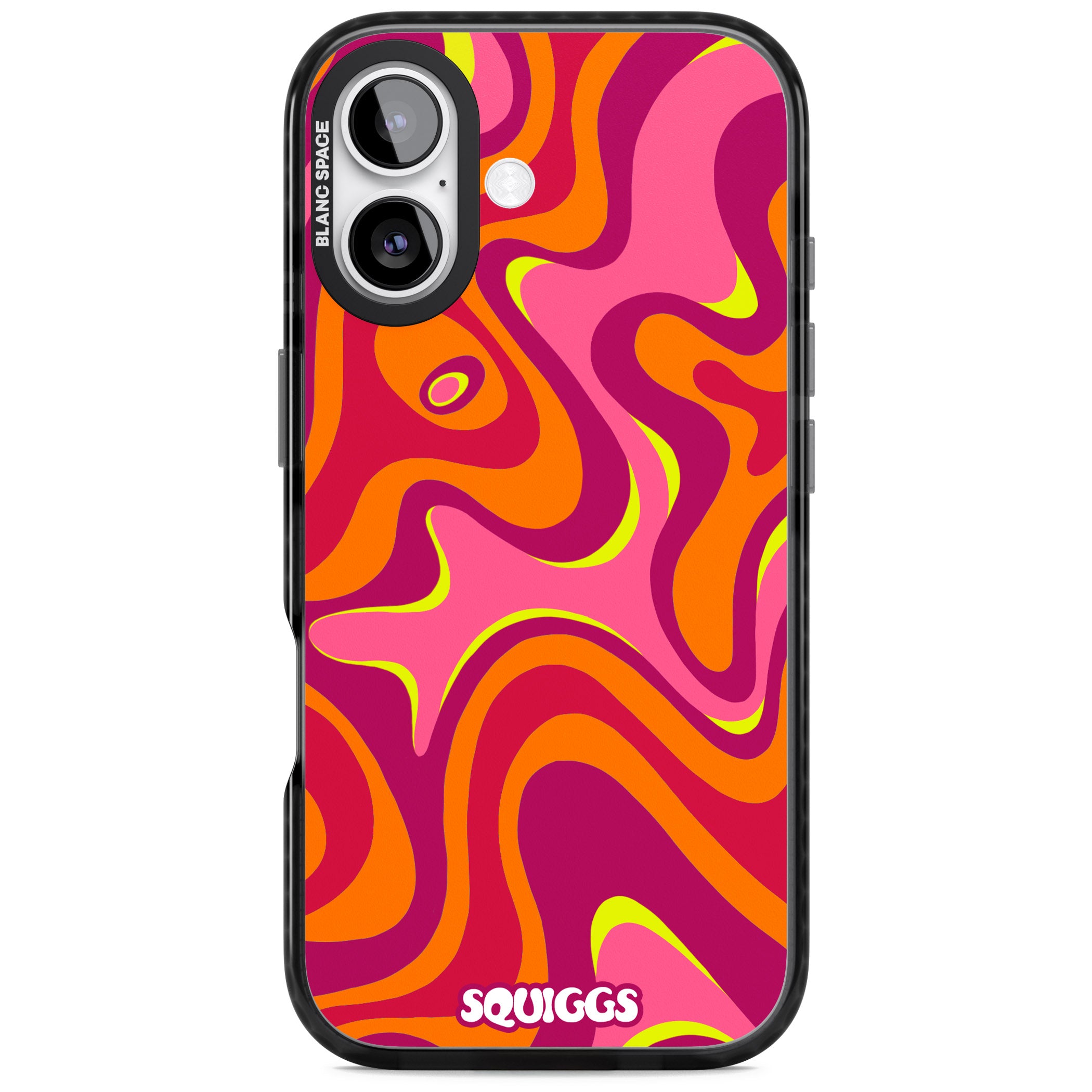 Hot Lava iPhone 17 Impact Pro Black Phone Case