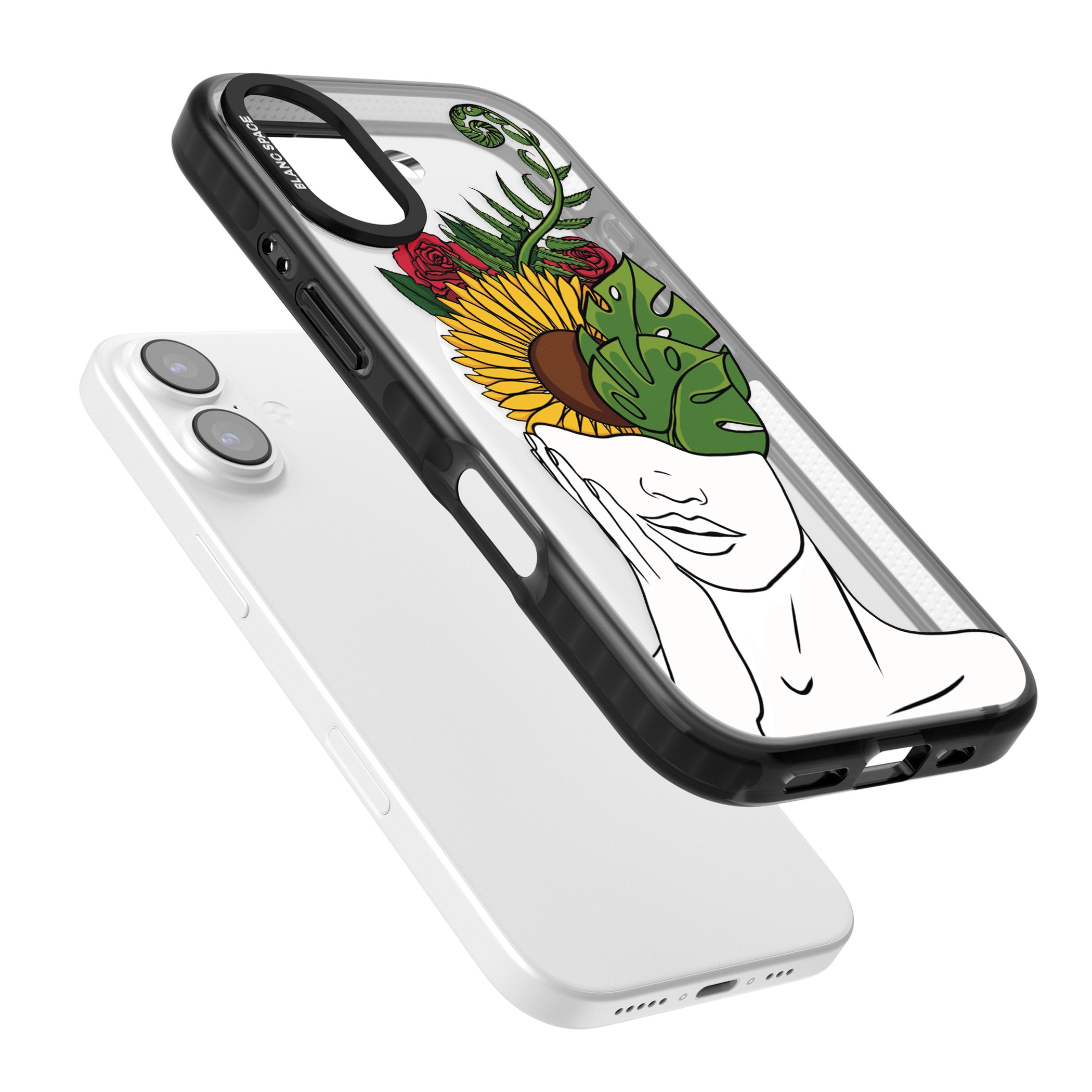 Let The Mind Flourish iPhone 17 Impact Pro Black Phone Case Colours