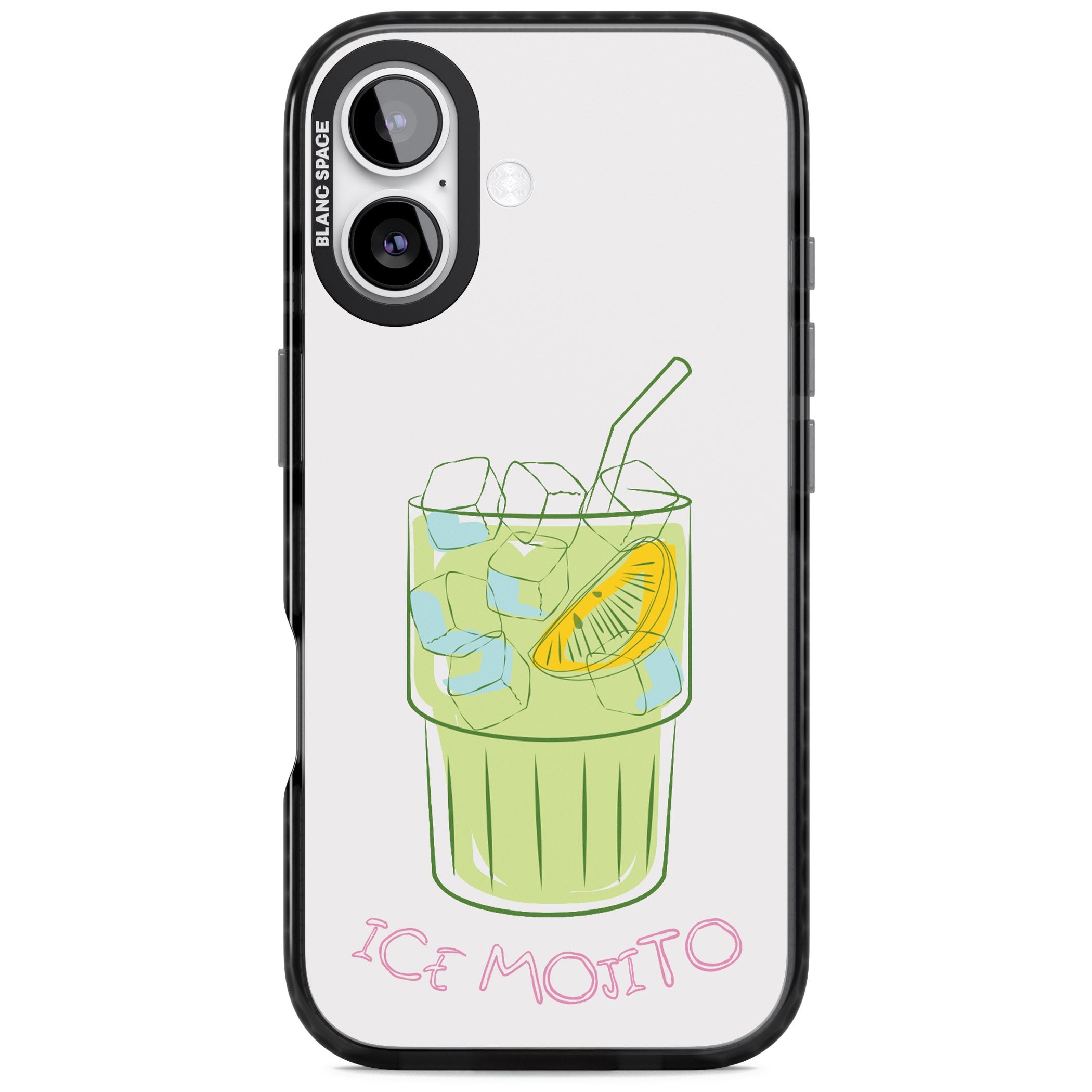 Ice Mojito iPhone 17 Impact Pro Black Phone Case