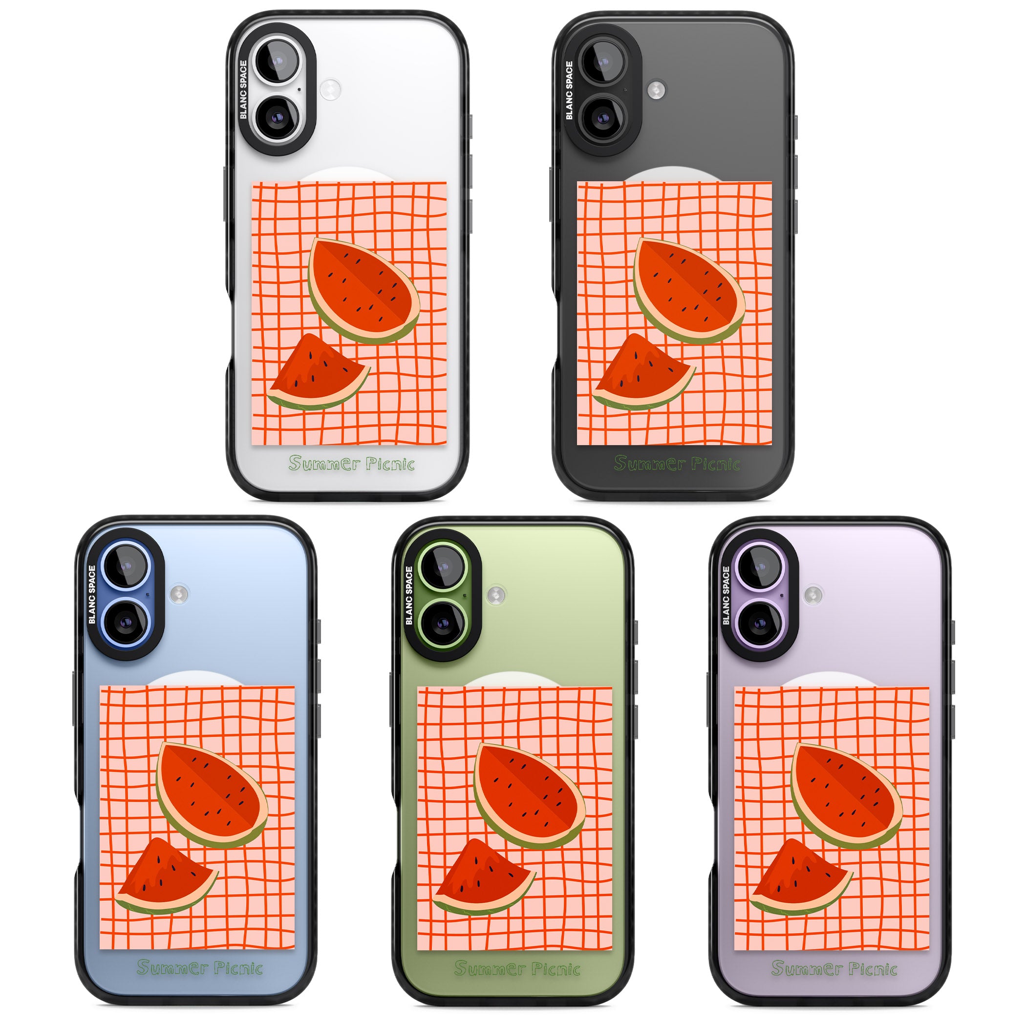 Summer Picnic iPhone 17 Impact Pro Black Phone Case APT Impact Protection