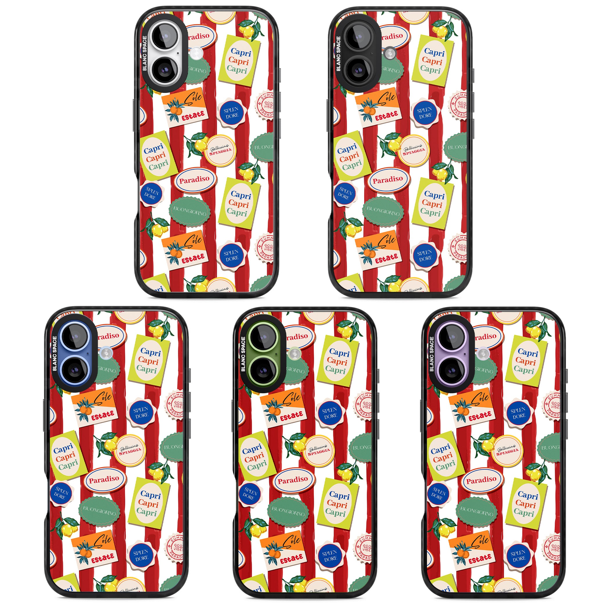 Capri iPhone 17 Impact Pro Black Phone Case APT Impact Protection