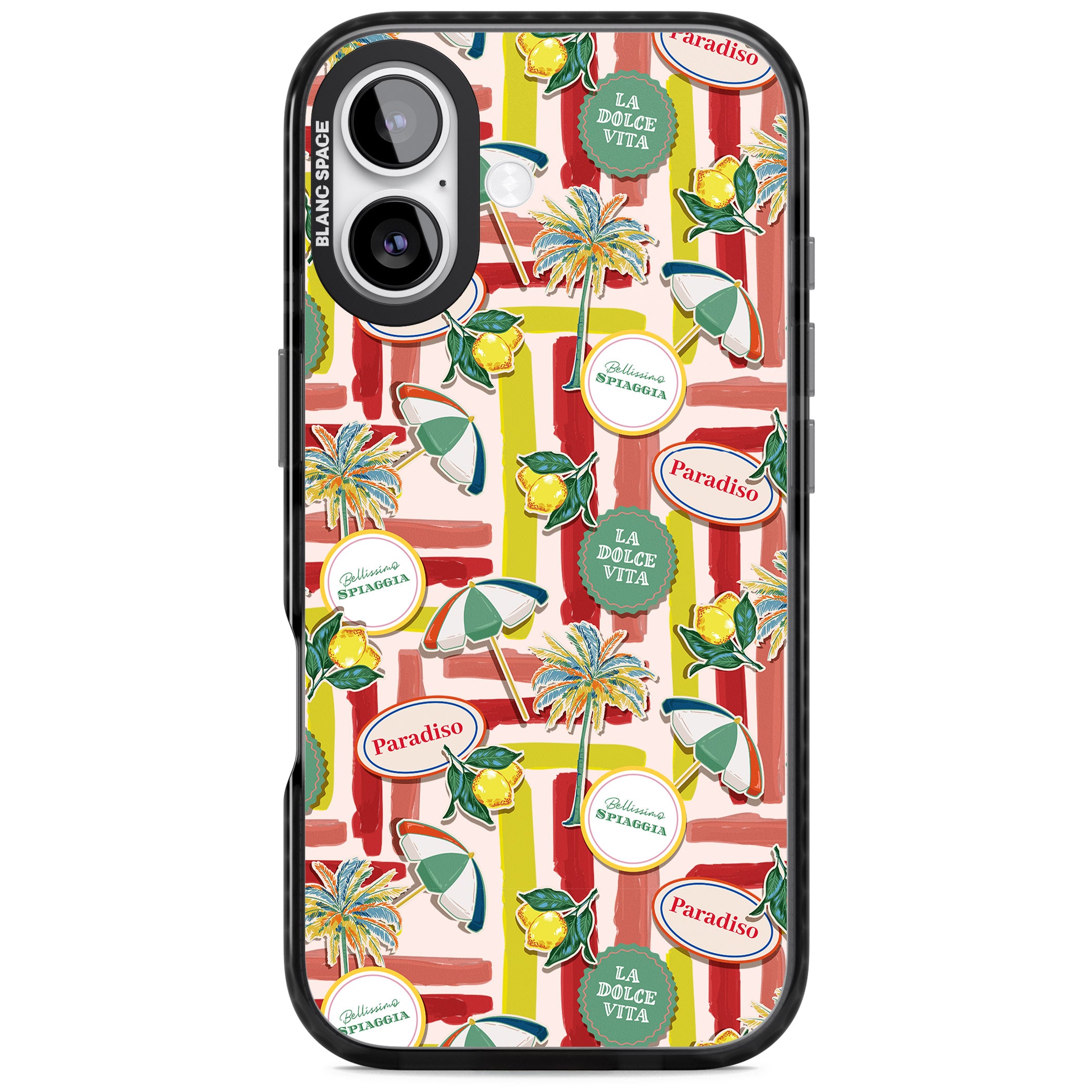 Paradiso Vibes iPhone 17 Impact Pro Black Phone Case