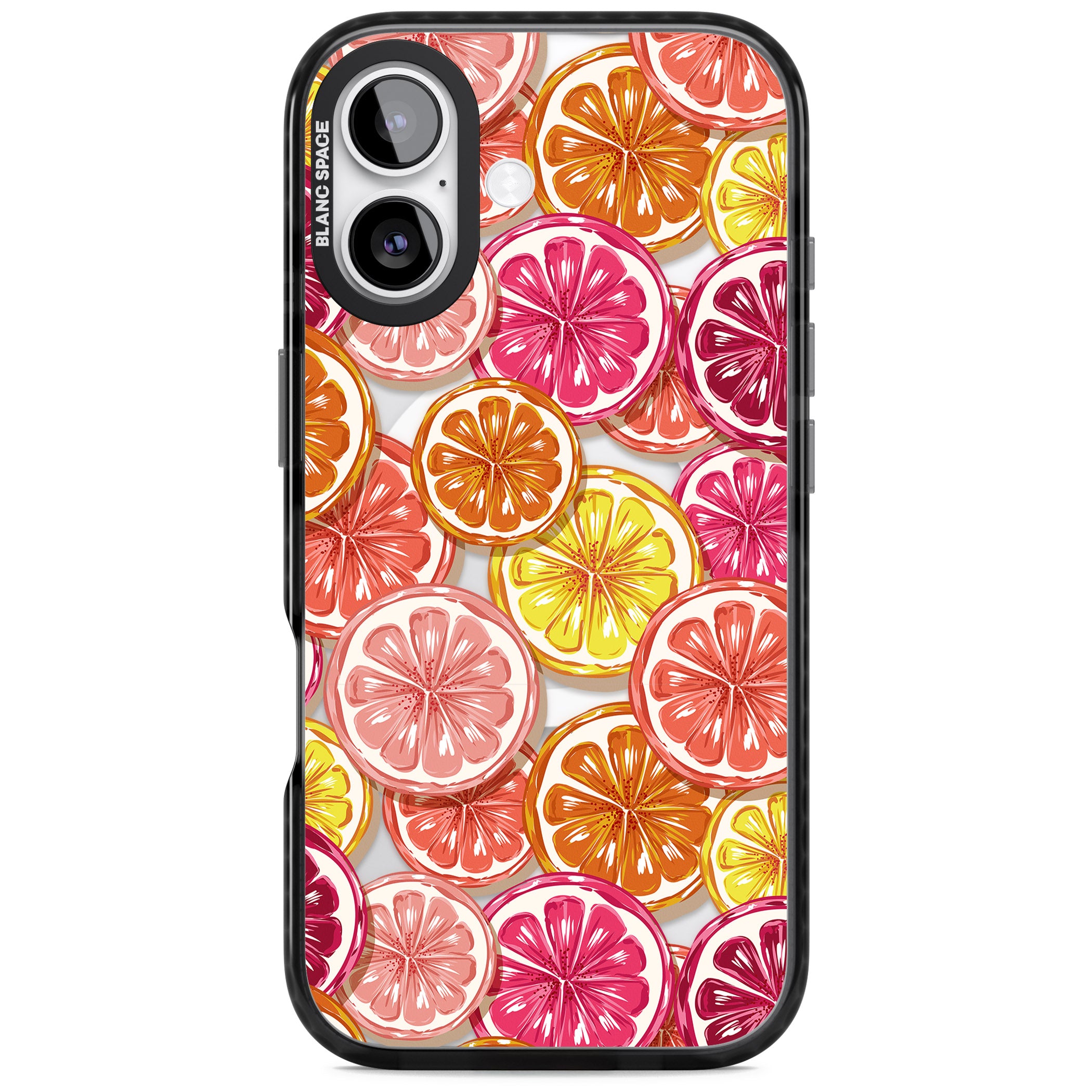 Citrus Fiesta iPhone 17 Impact Pro Black Phone Case