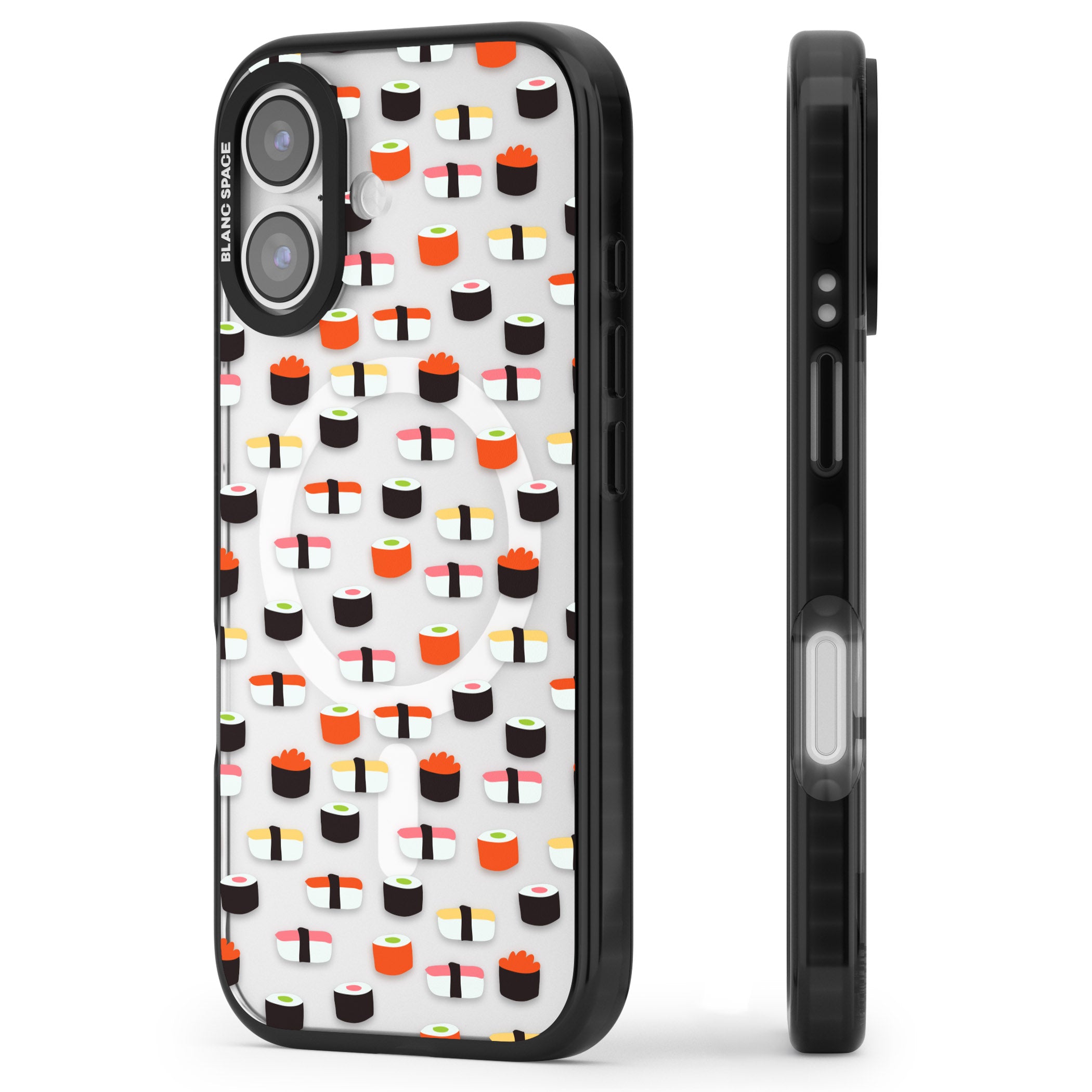 Sushi Pop iPhone 17 Impact Pro Black Phone Case Side Profile