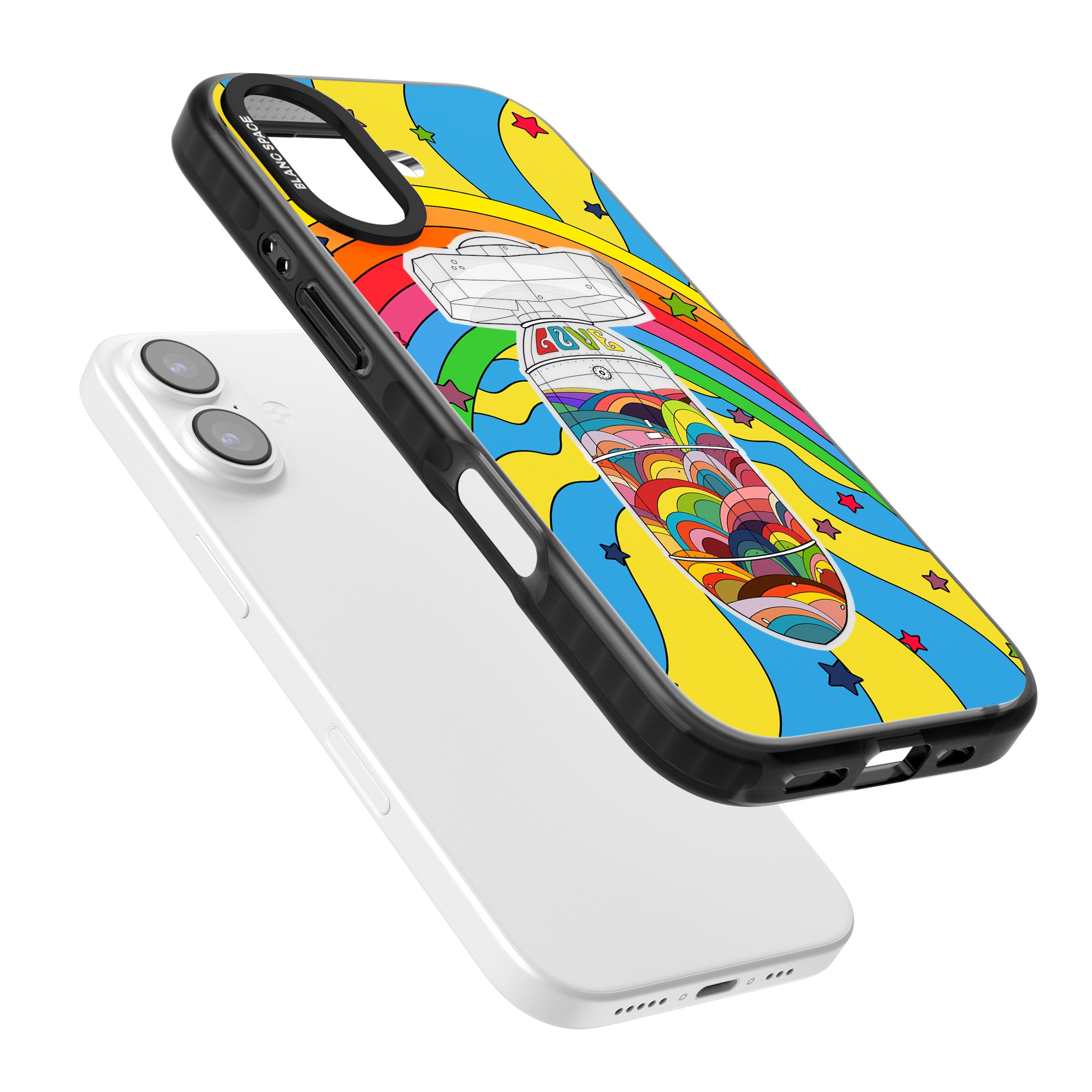 Love Bomb iPhone 17 Impact Pro Black Phone Case Colours