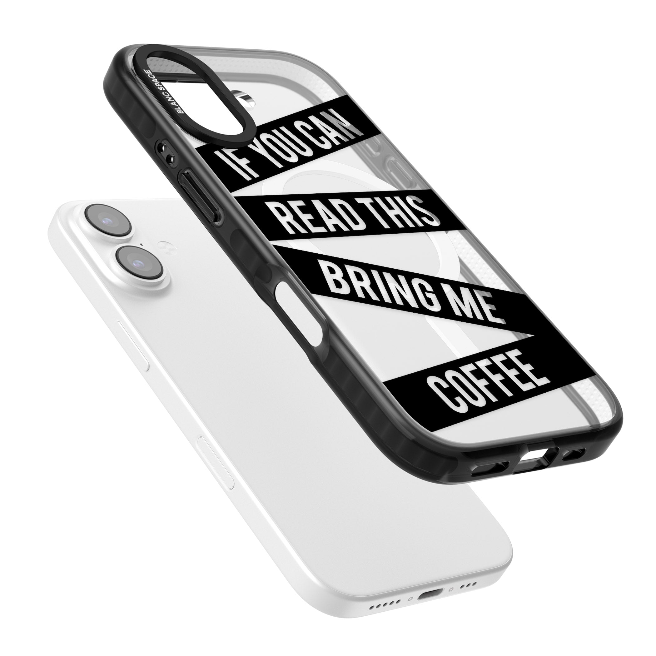 Bring Me Coffee iPhone 17 Impact Pro Black Phone Case Colours