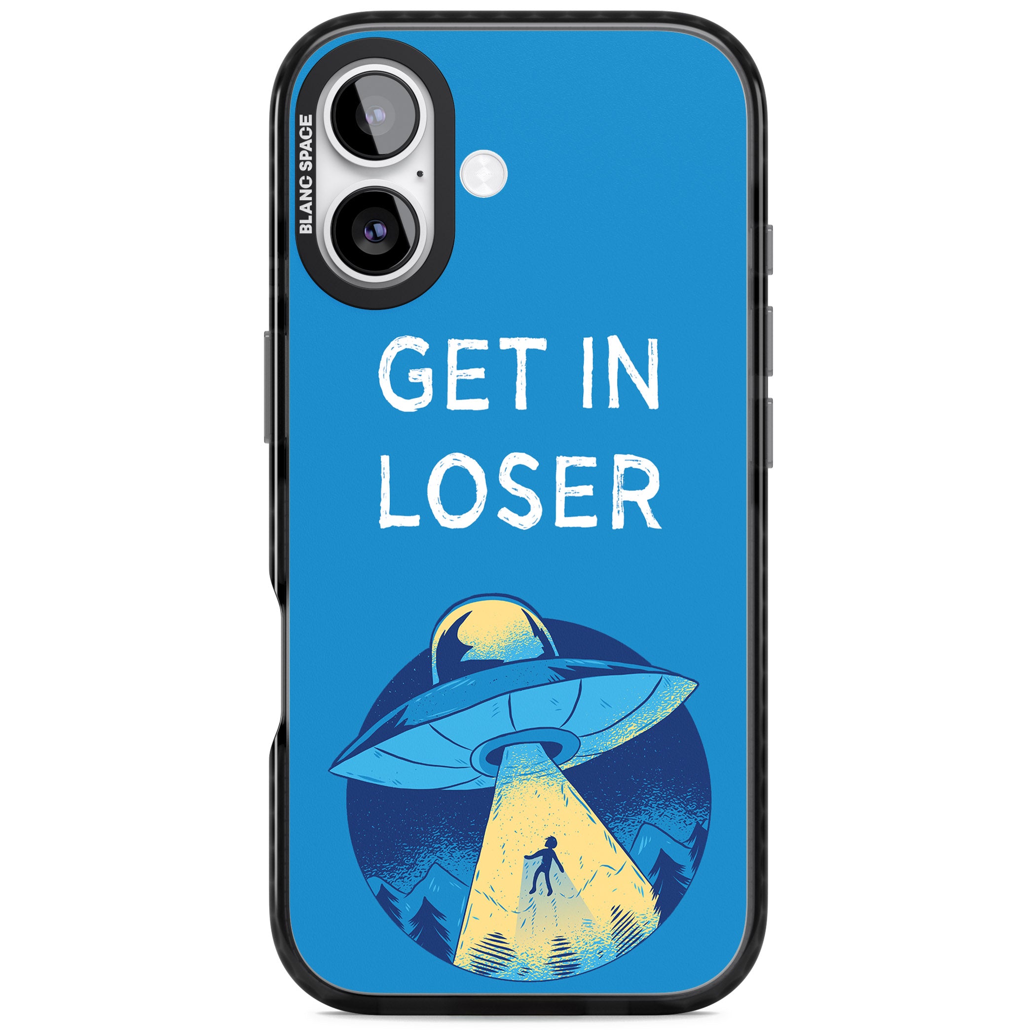 Get In Loser Ufo iPhone 17 Impact Pro Black Phone Case