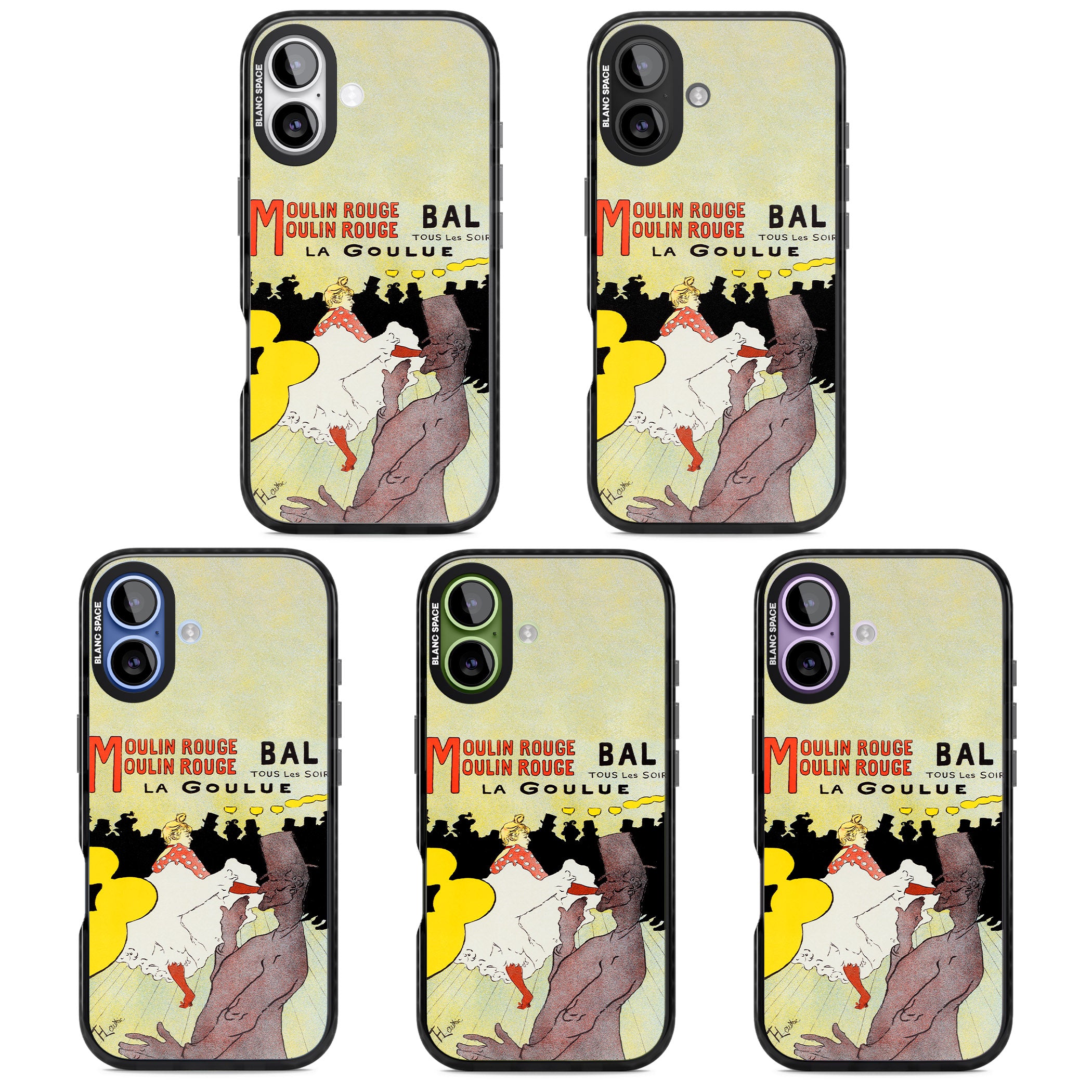 Moulin Rouge Poster iPhone 17 Impact Pro Black Phone Case APT Impact Protection