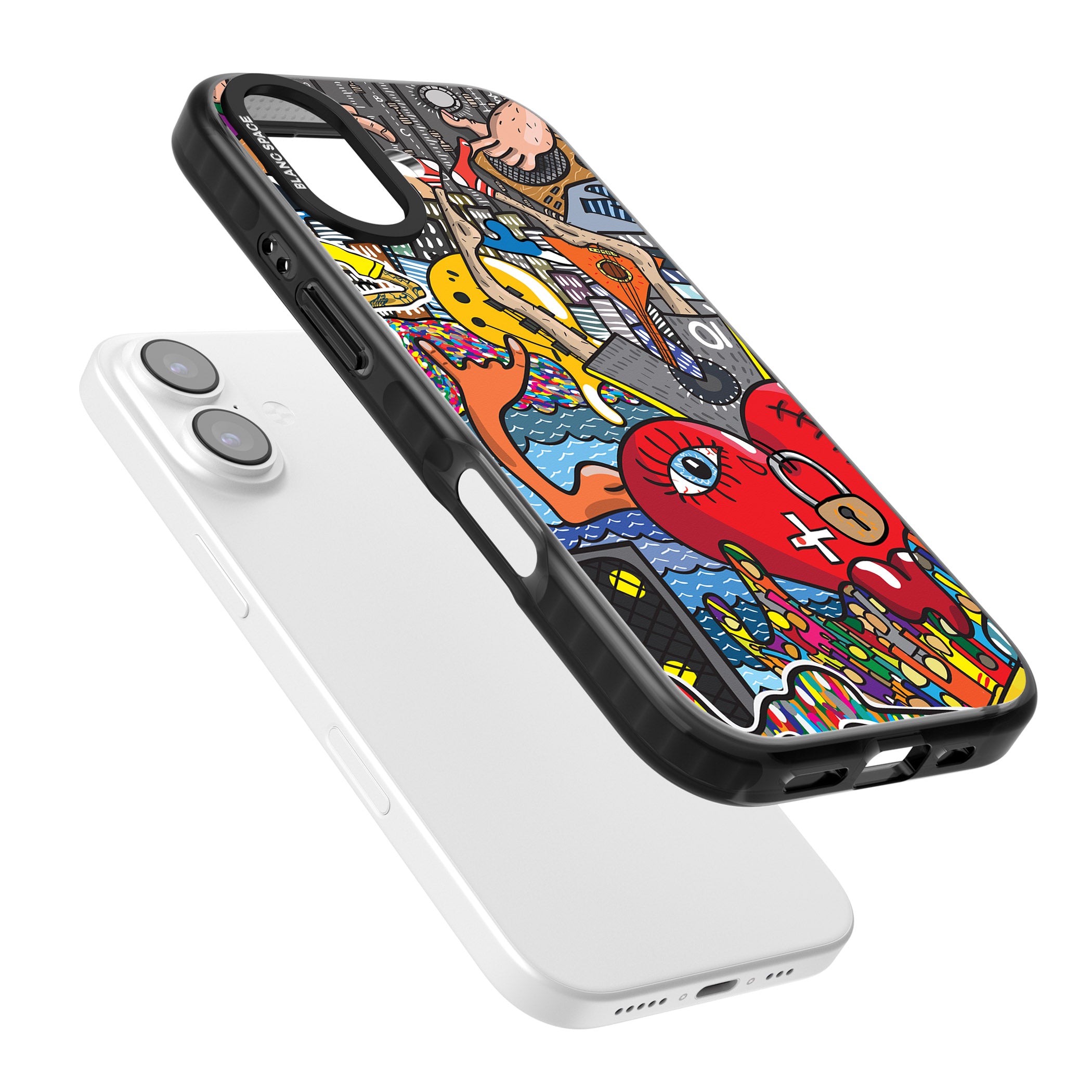 Crowd Tsunami iPhone 17 Impact Pro Black Phone Case Colours