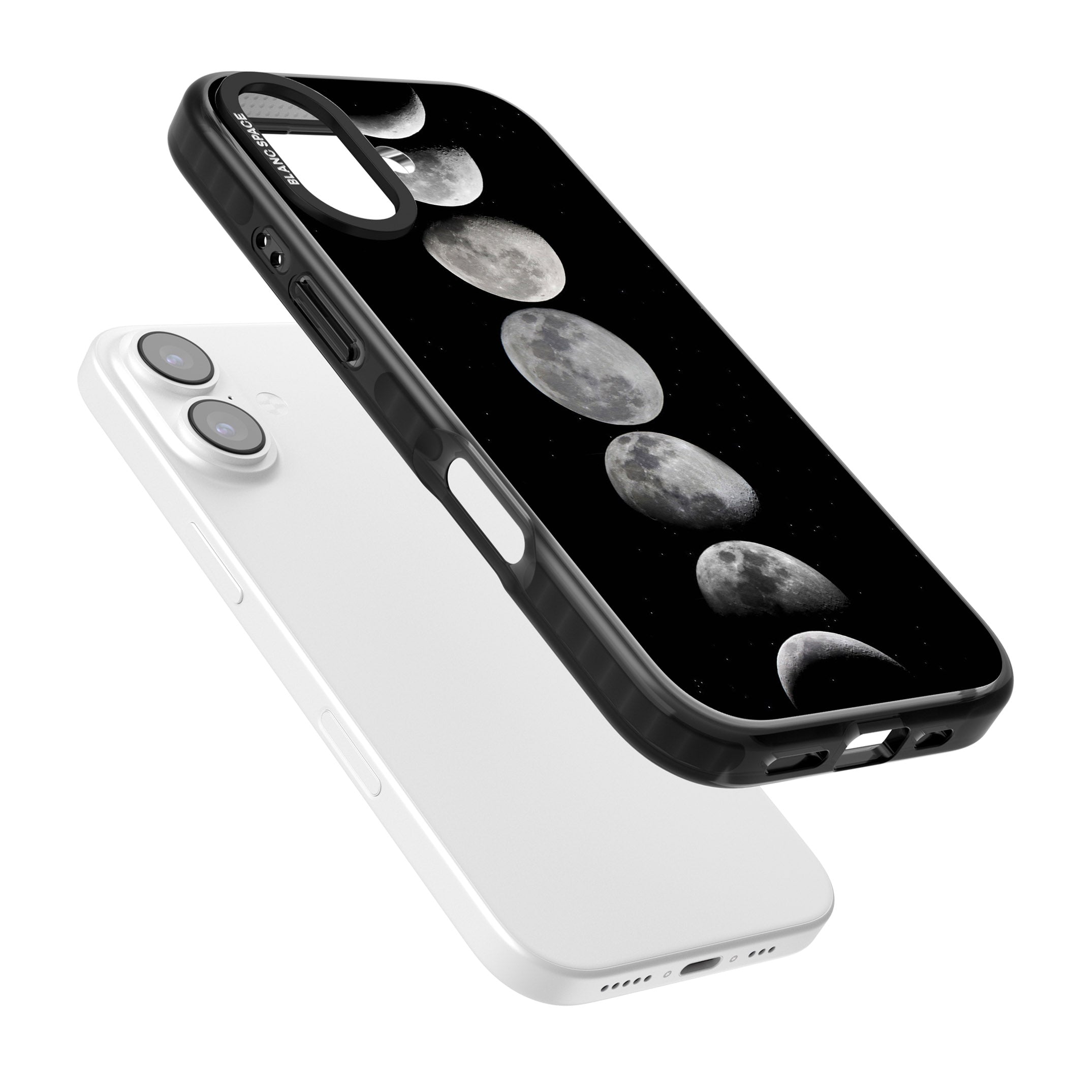 Phases Of The Moon iPhone 17 Impact Black Phone Case Colours
