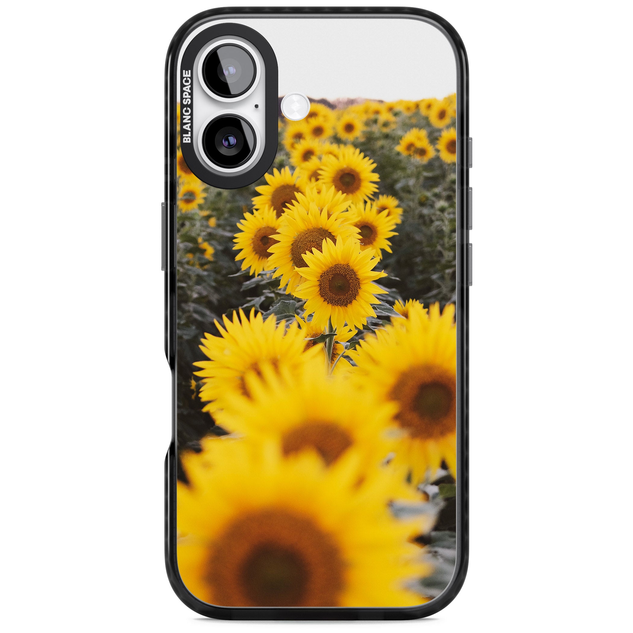 Sunflower Field iPhone 17 Impact Black Phone Case