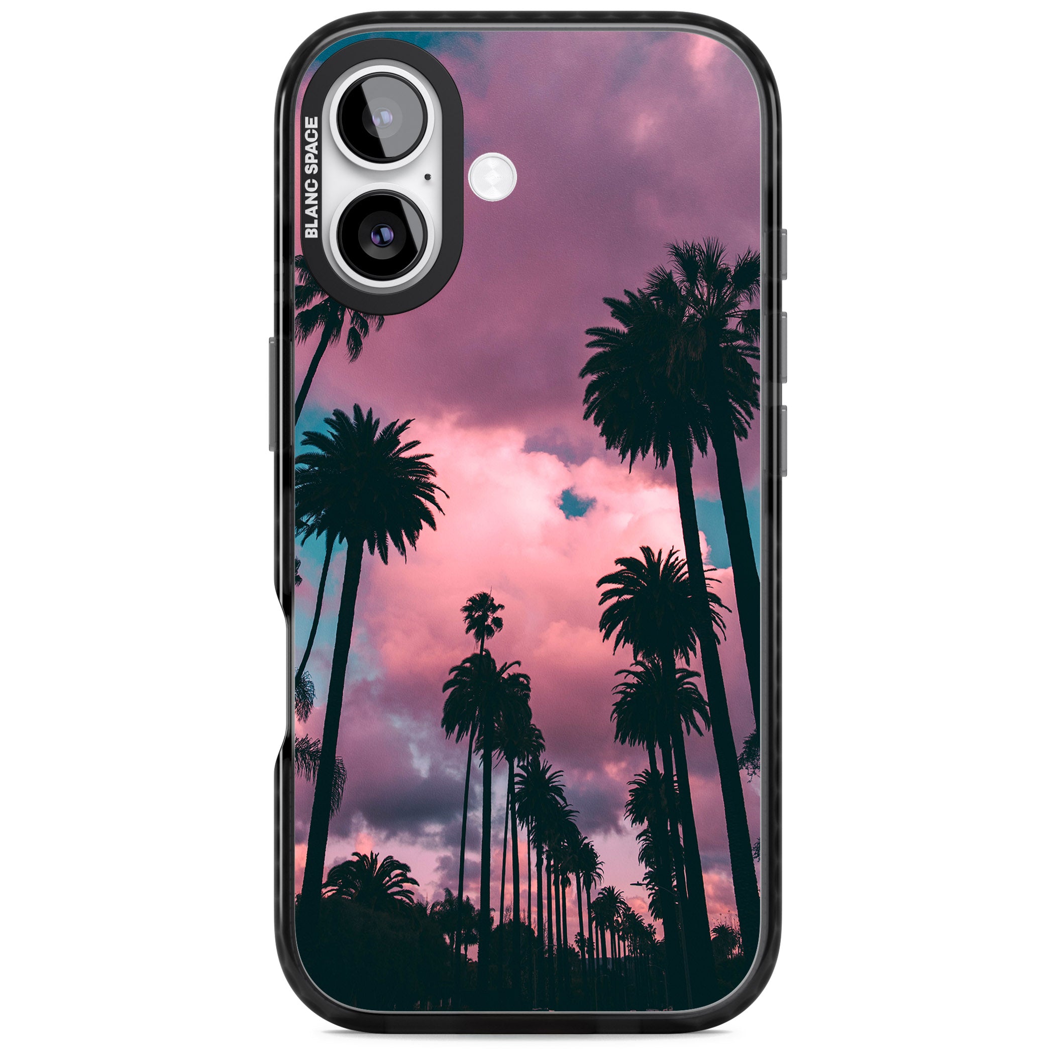 Sunset Palms iPhone 17 Impact Black Phone Case
