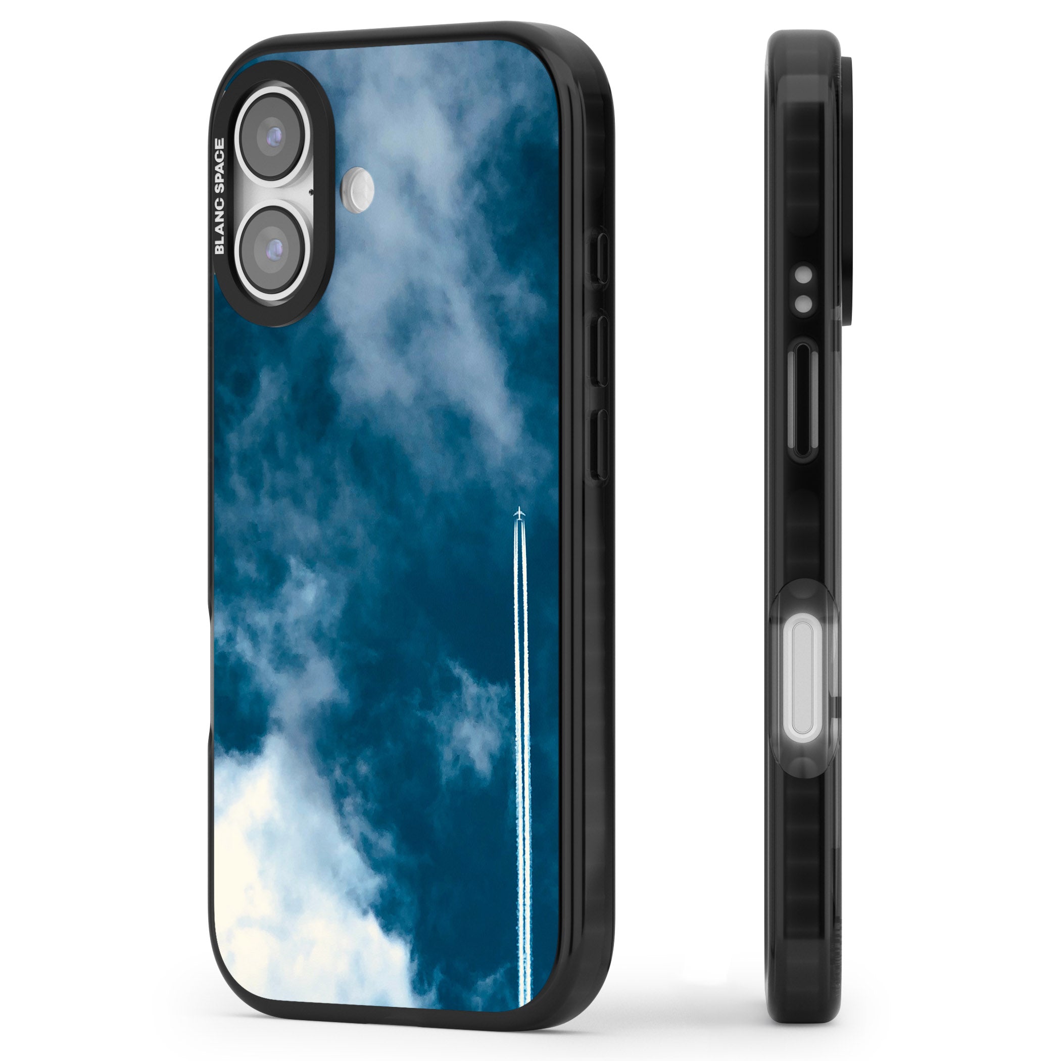 Sky Trail iPhone 17 Impact Black Phone Case Side Profile