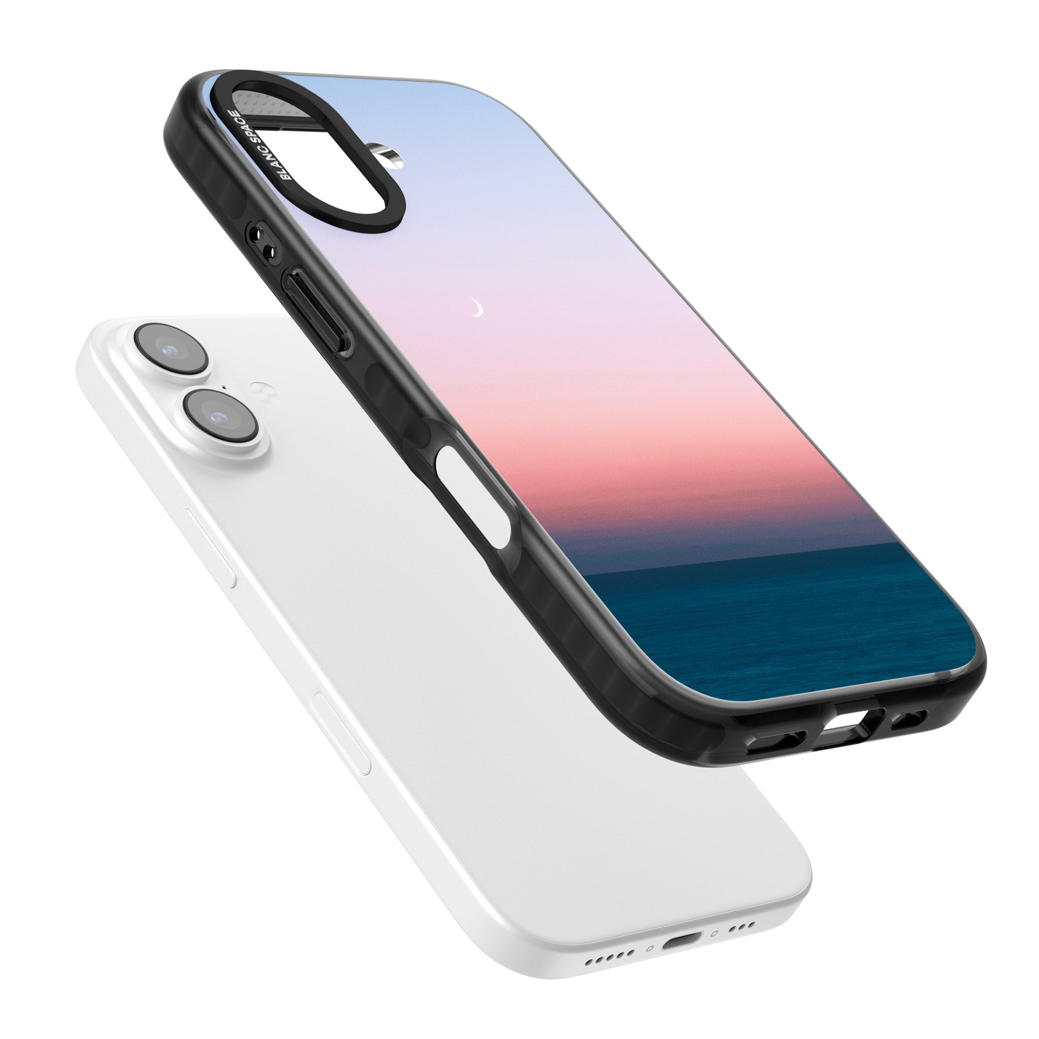 Pastel Ocean Sunset iPhone 17 Impact Black Phone Case Colours