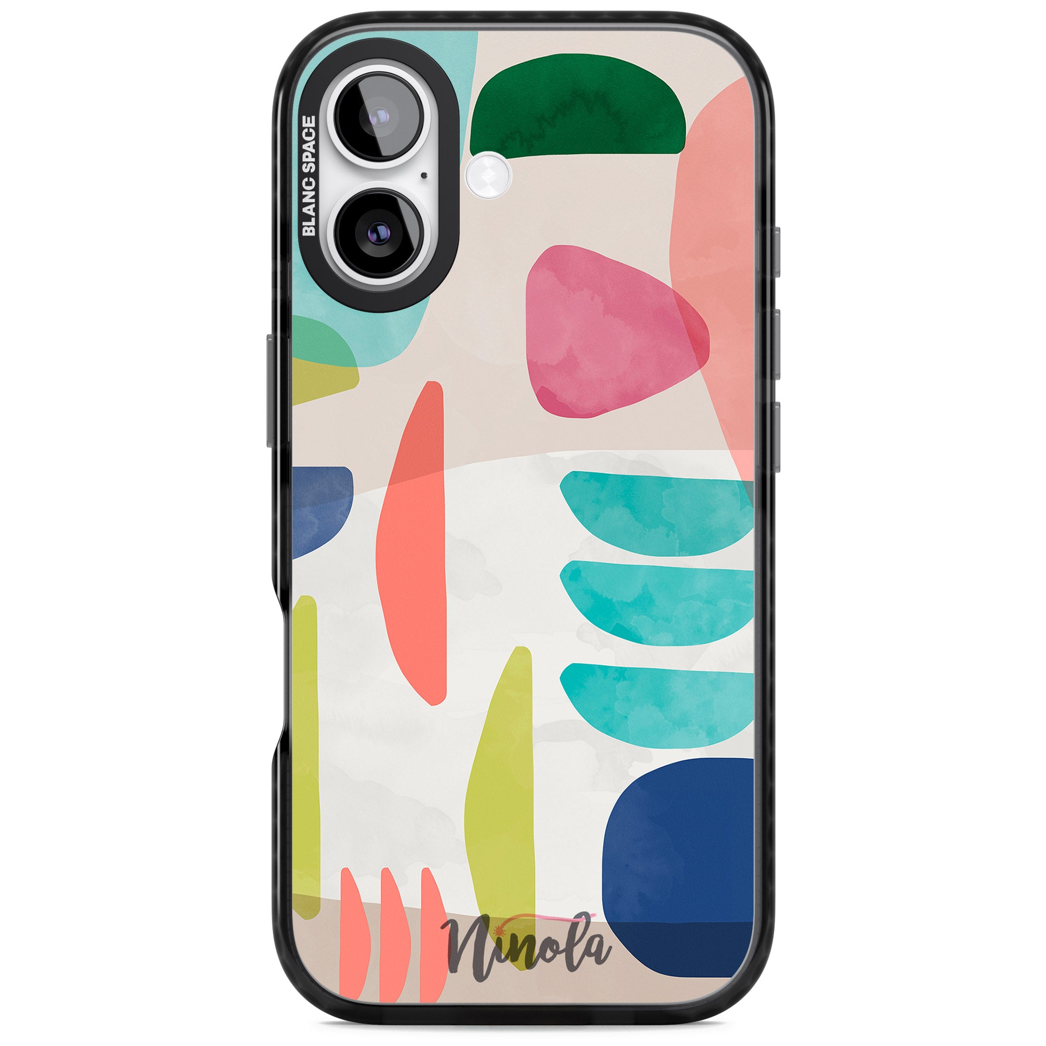 Bold Colorful Shapes iPhone 17 Impact Black Phone Case