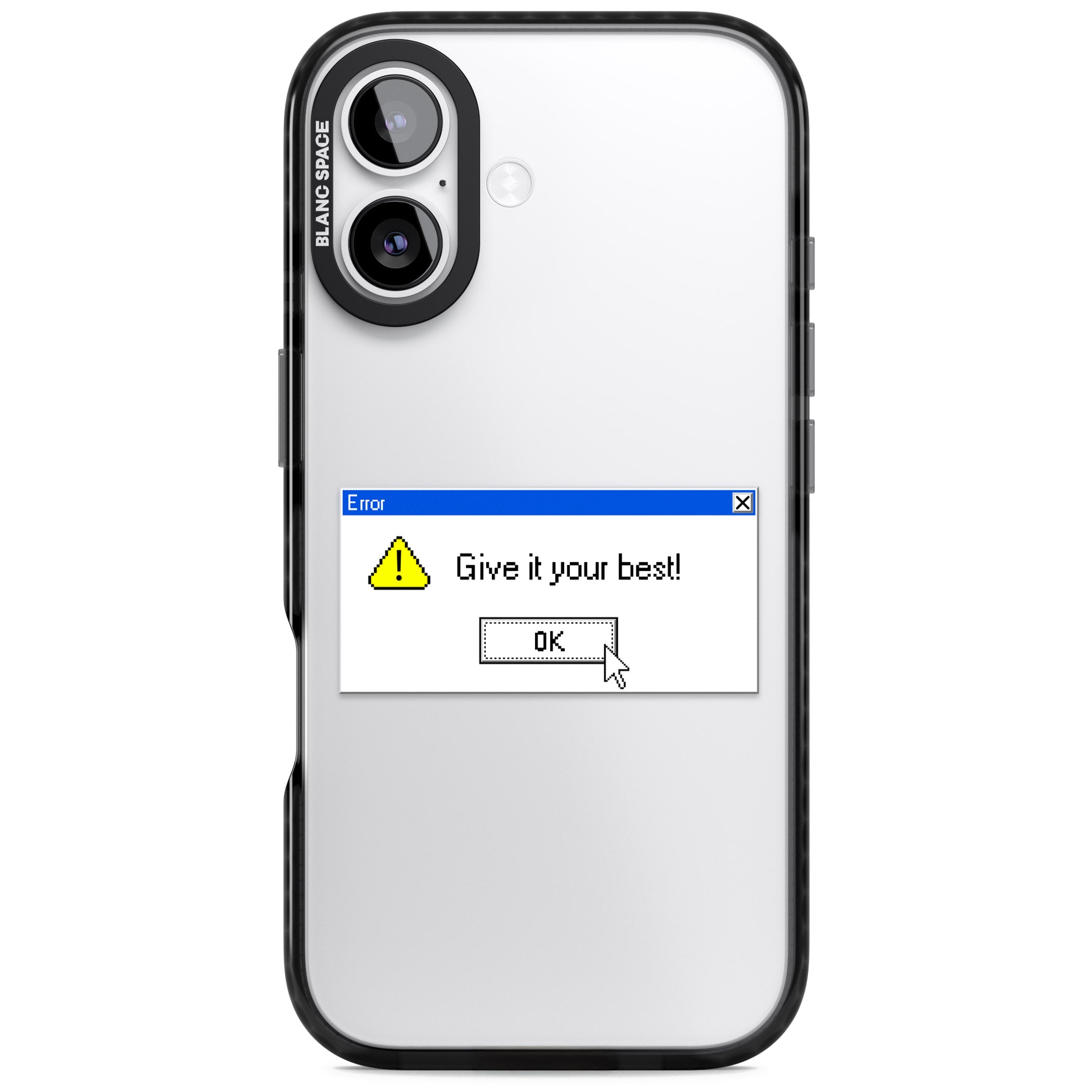 Give It Your Best Exe iPhone 17 Impact Black Phone Case