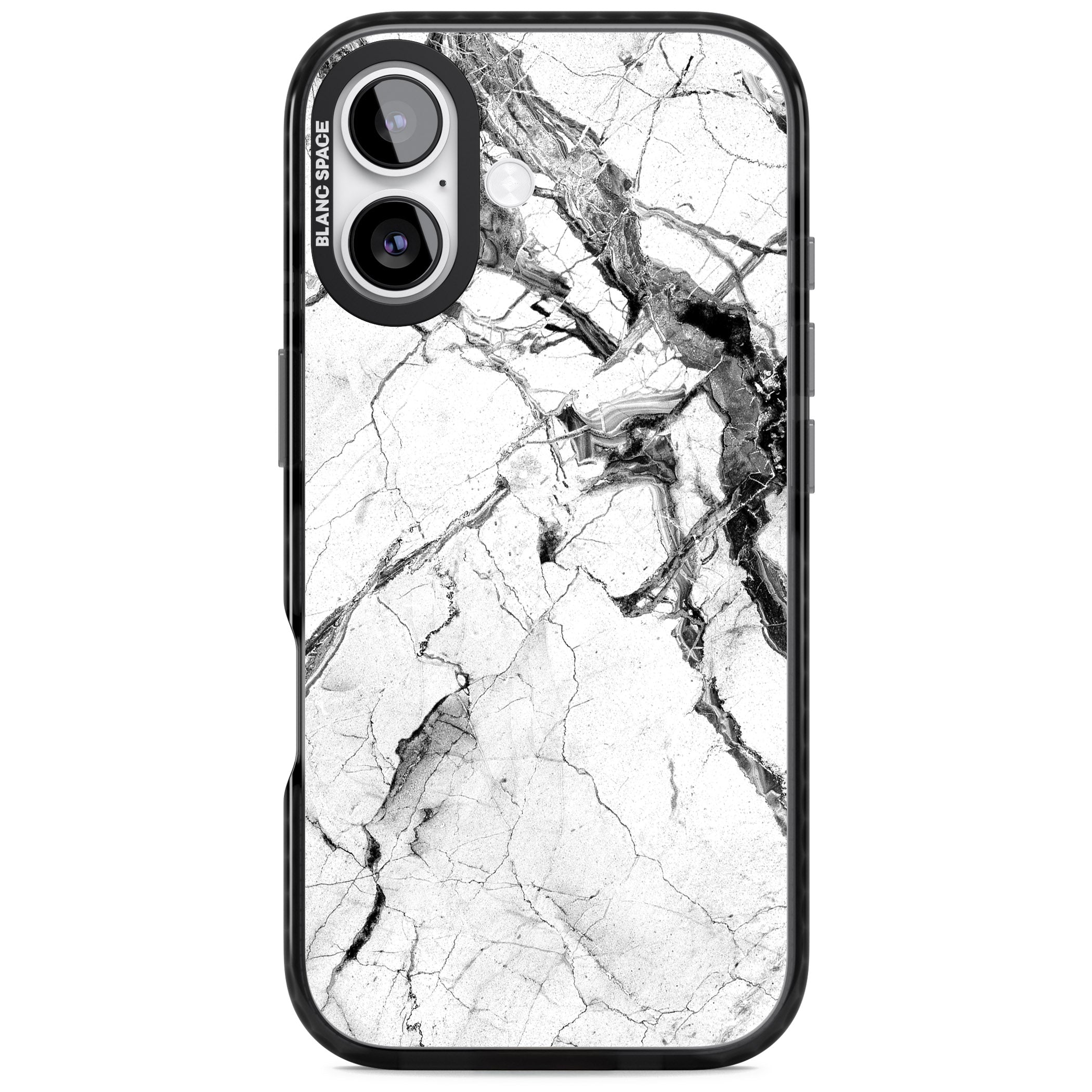 Storm Marble iPhone 17 Impact Black Phone Case