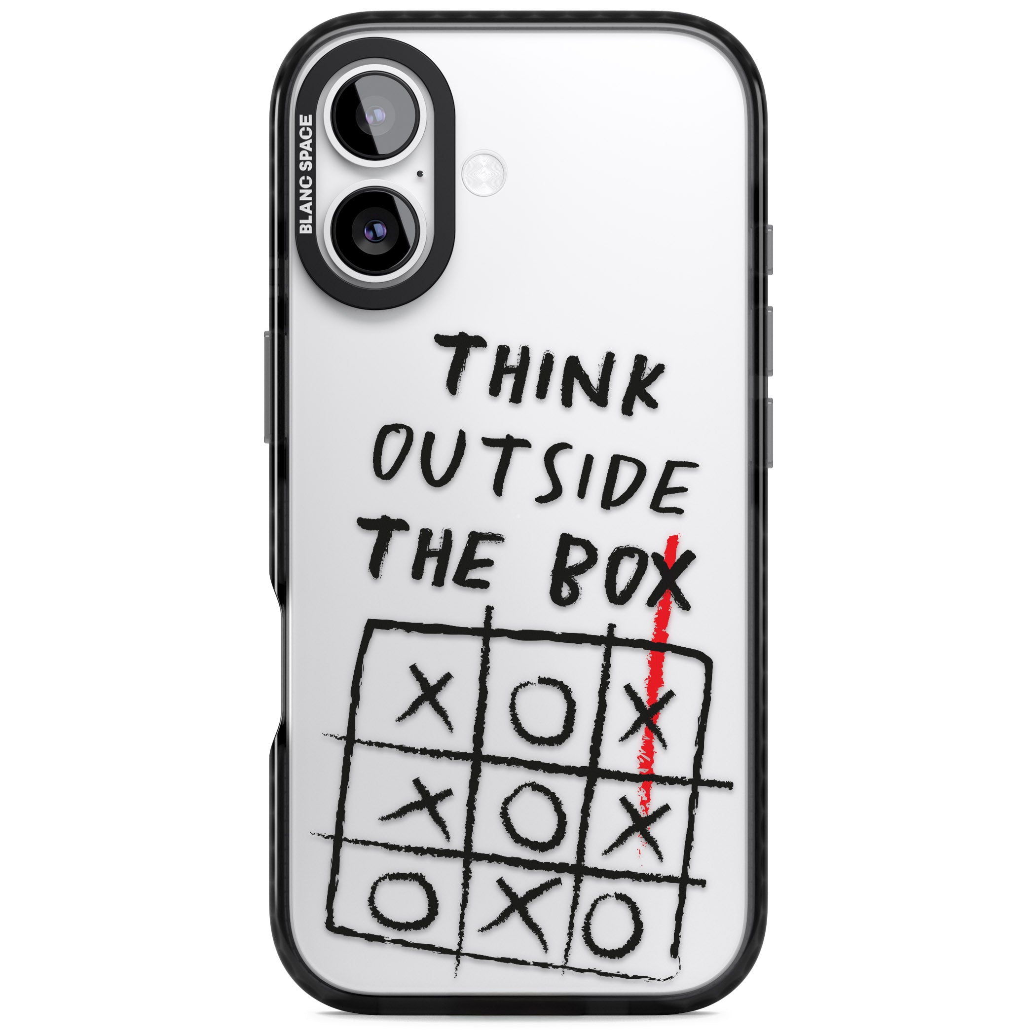 Think Outside The Box iPhone 17 Impact Black Phone Case