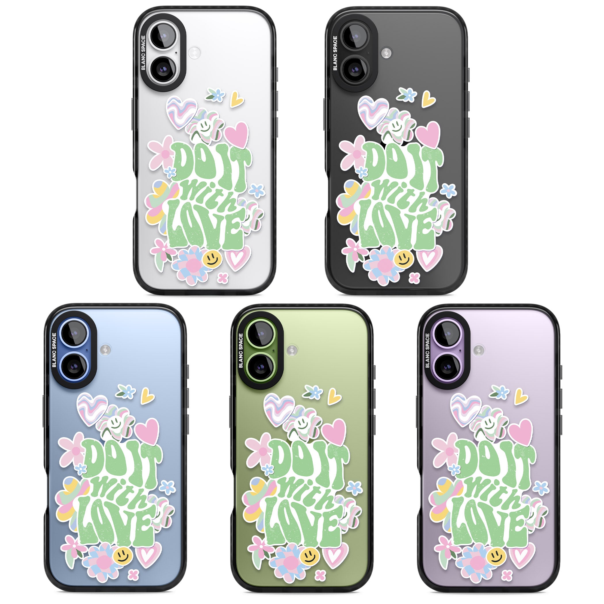 Do It With Love iPhone 17 Impact Black Phone Case APT Impact Protection