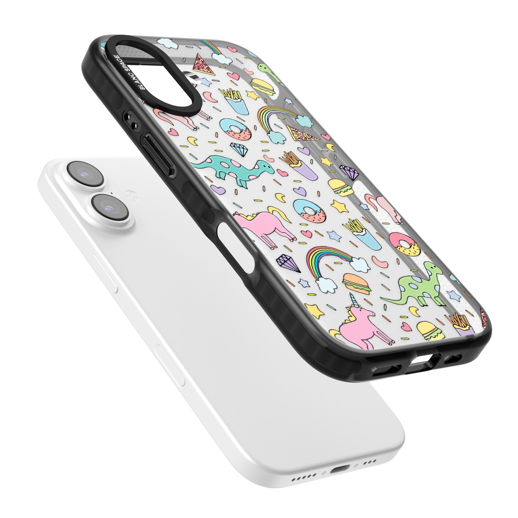 Cute Pattern iPhone 17 Impact Black Phone Case Colours