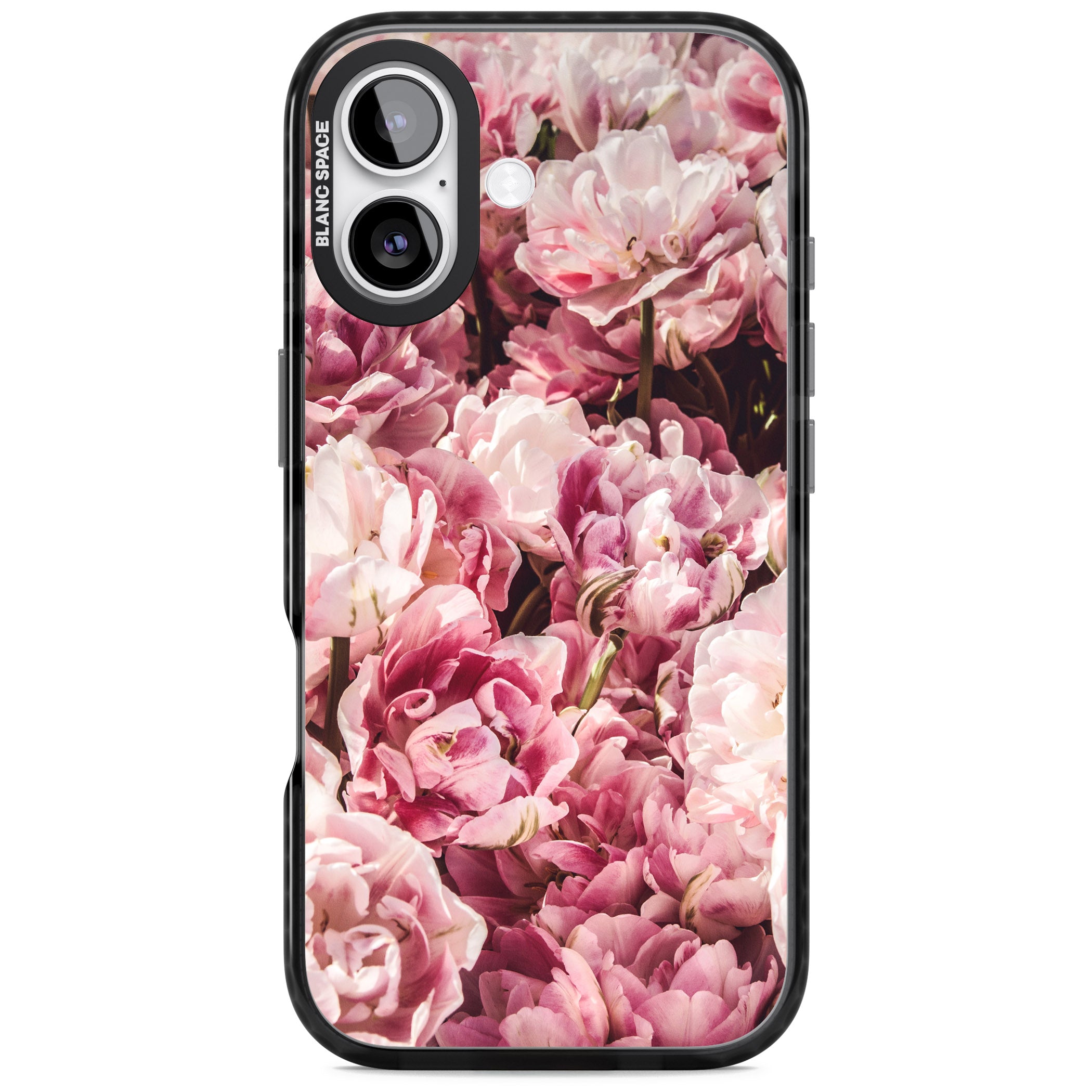 Petal Blush iPhone 17 Impact Black Phone Case