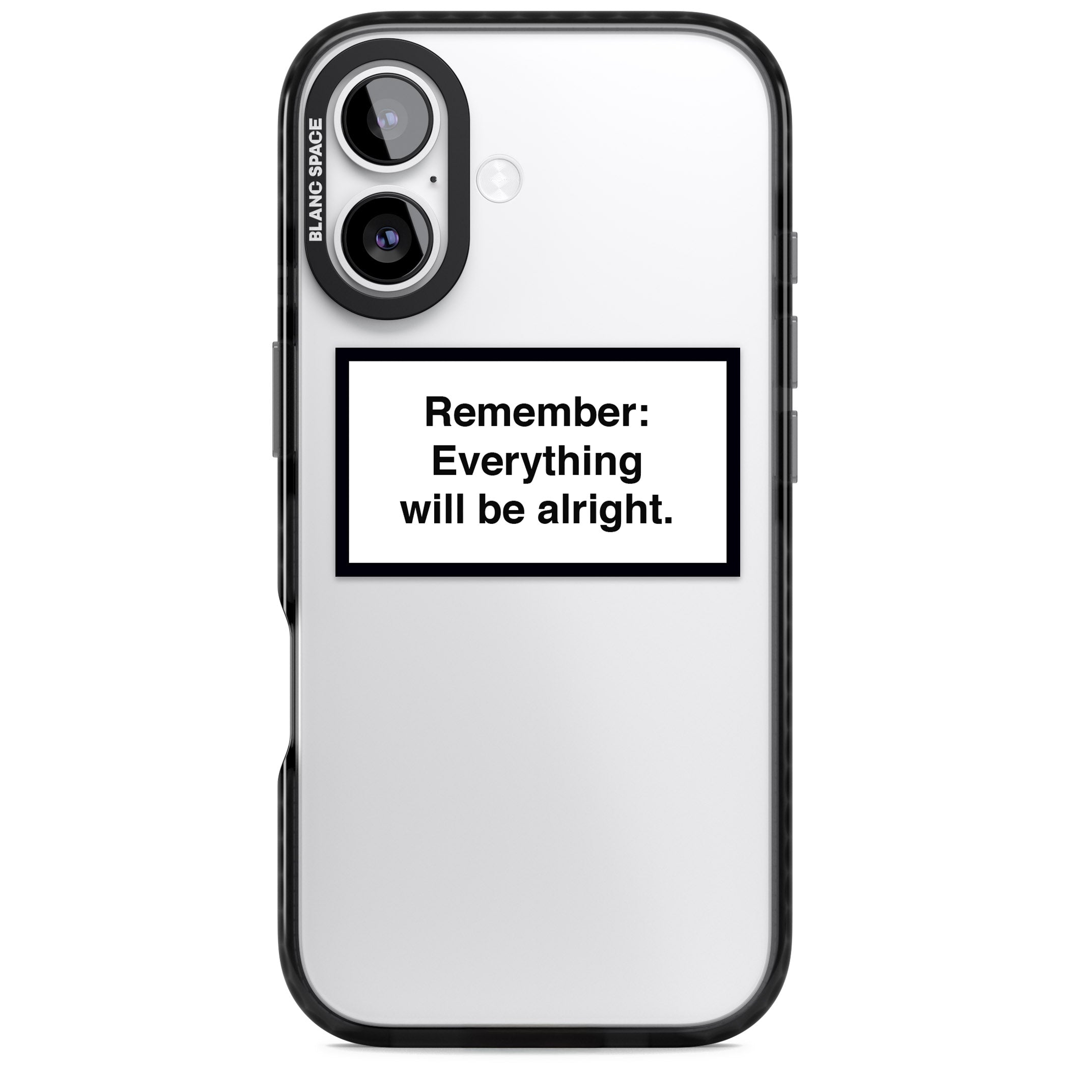 Everything Will Be Alright iPhone 17 Impact Black Phone Case