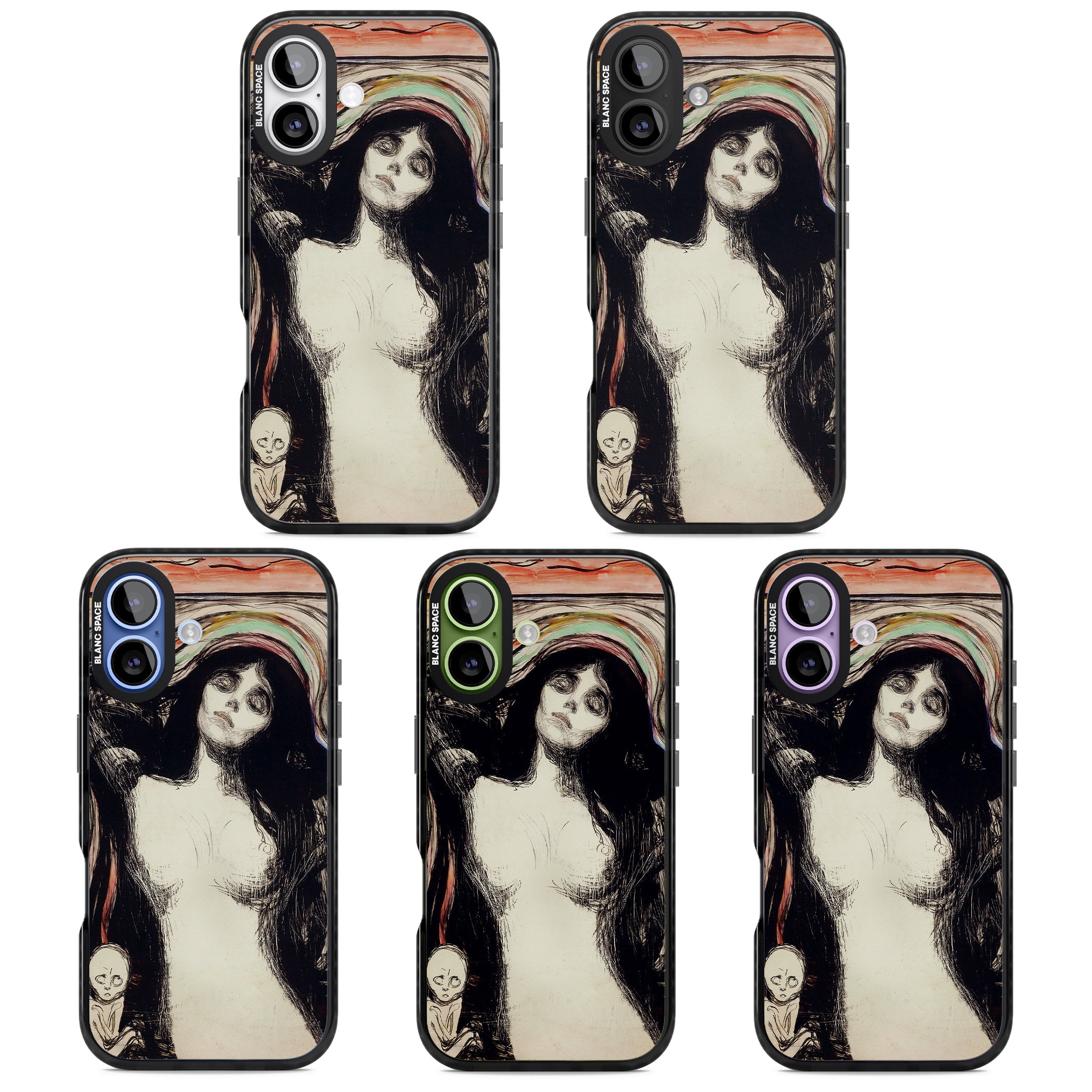 Madonna iPhone 17 Impact Black Phone Case APT Impact Protection