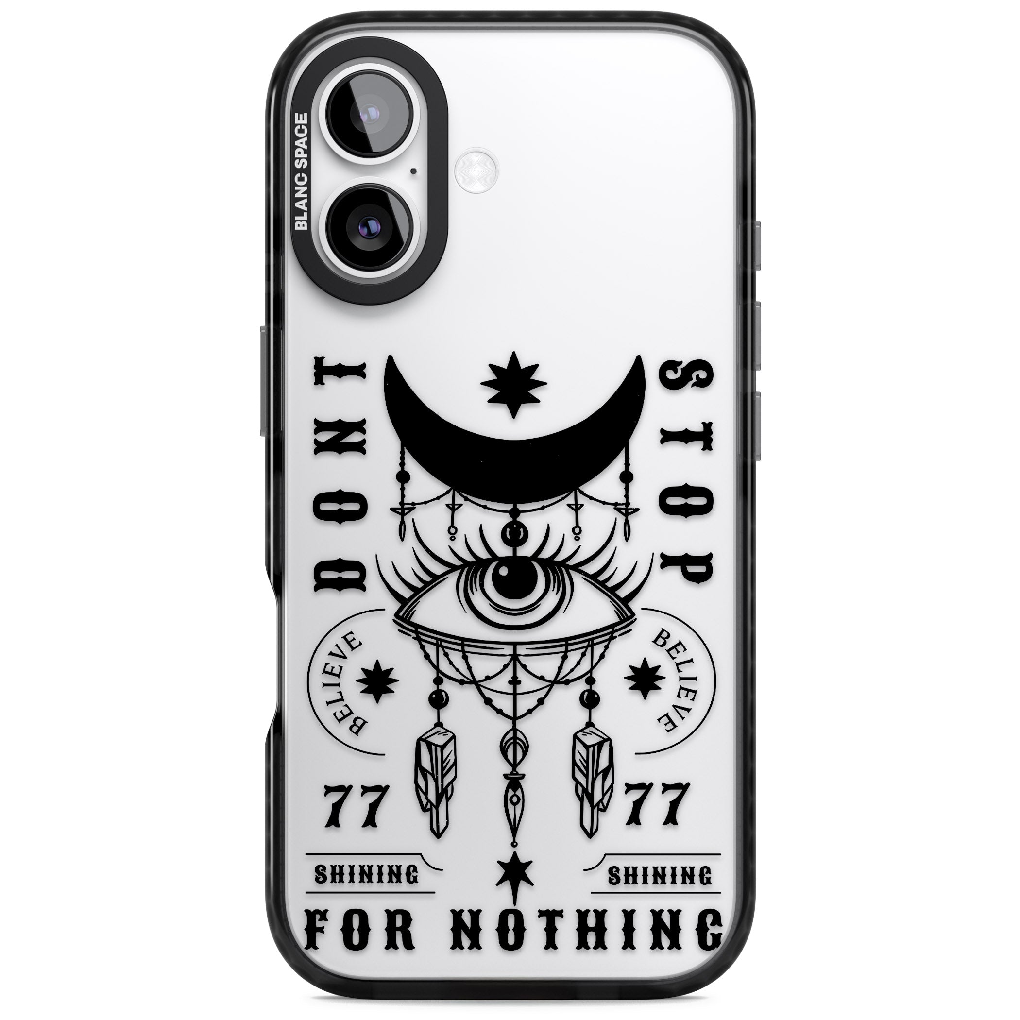 Dont Stop For Nothing iPhone 17 Impact Black Phone Case
